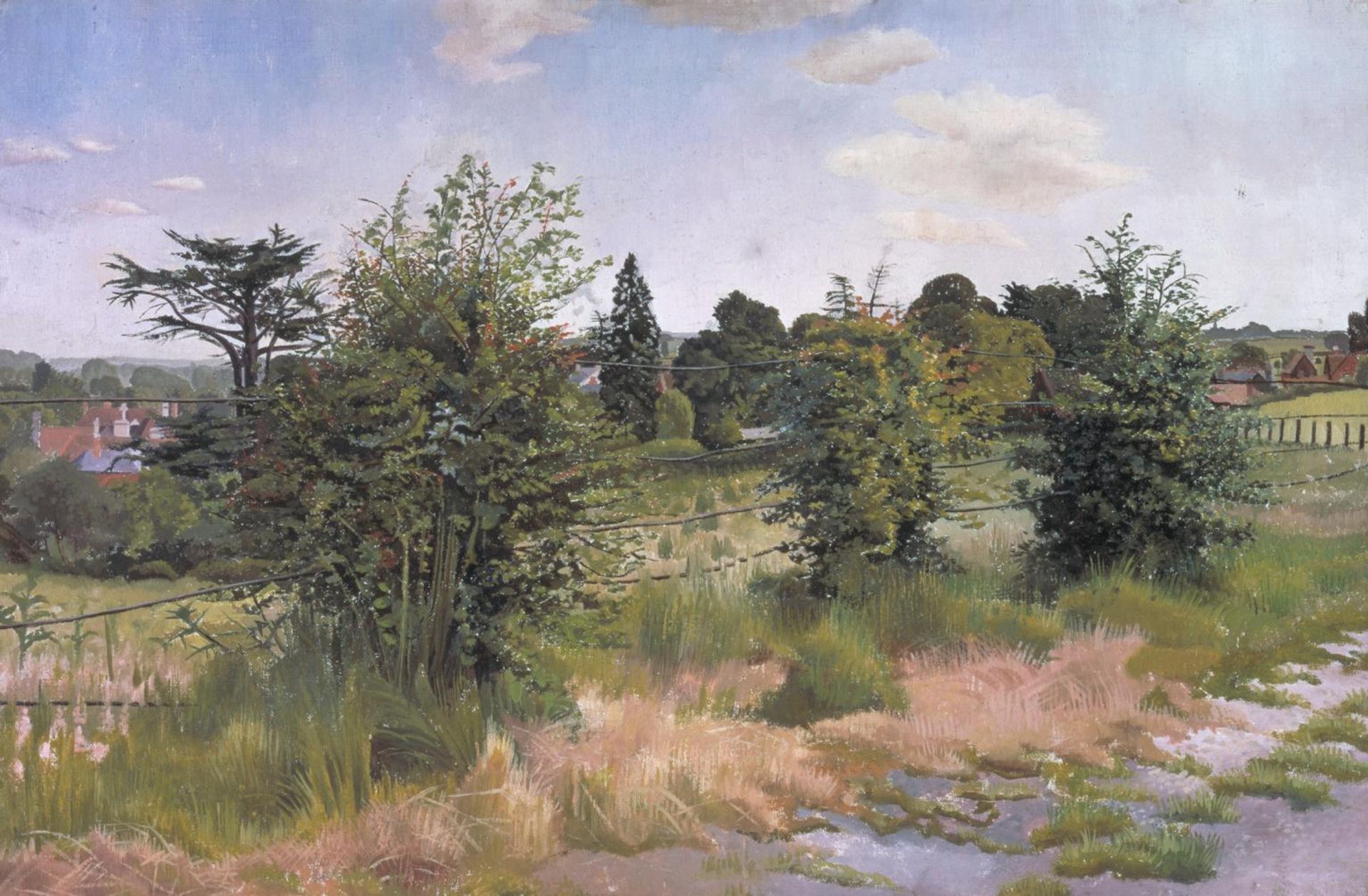 Terry’s Lane, Cookham by  Sir Stanley Spencer