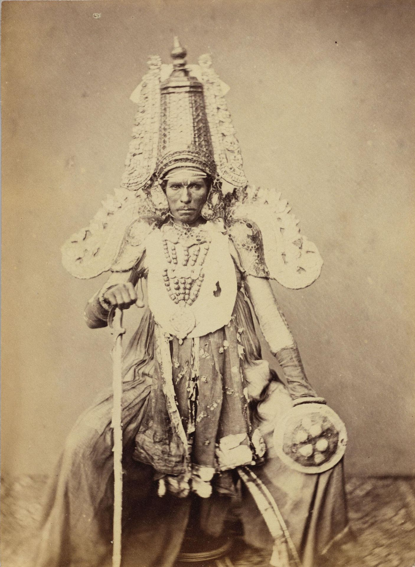 Untitled (man in costume) by Willoughby Wallace Hooper