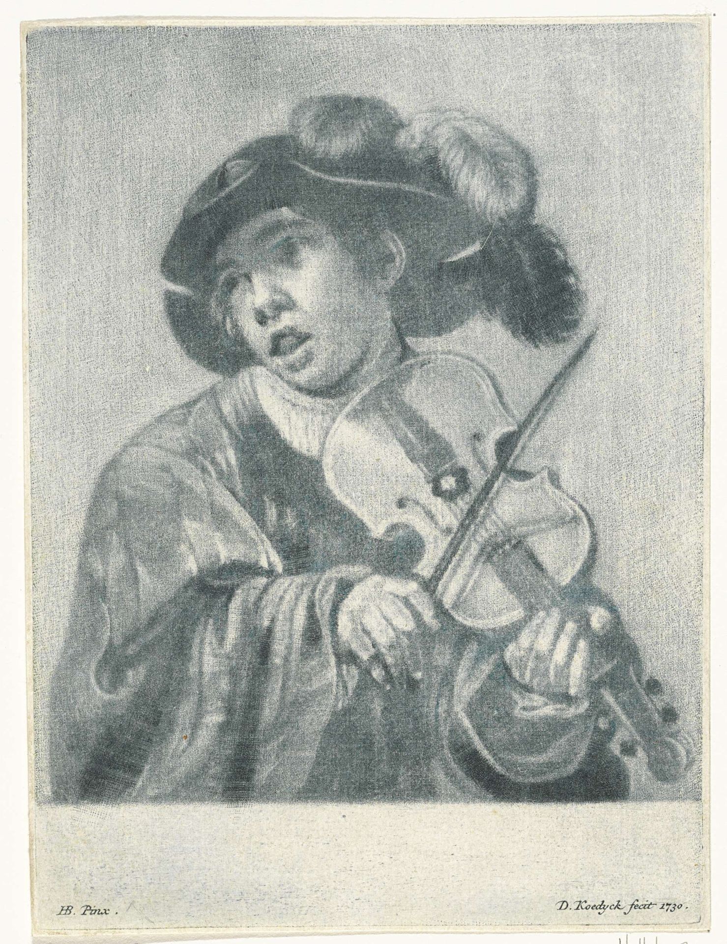 Vioolspeler by Dirk Koedijck