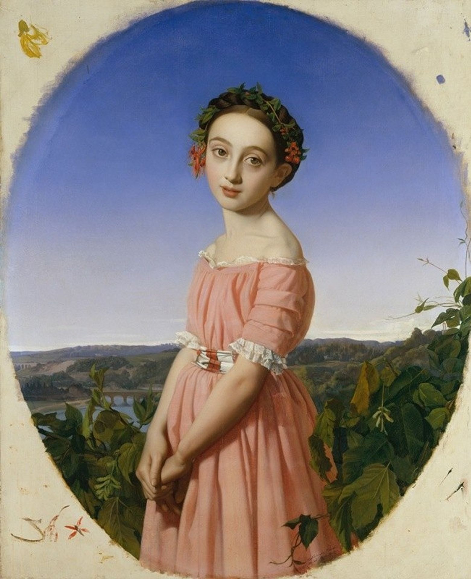 Faustine Léo by Henri Lehmann