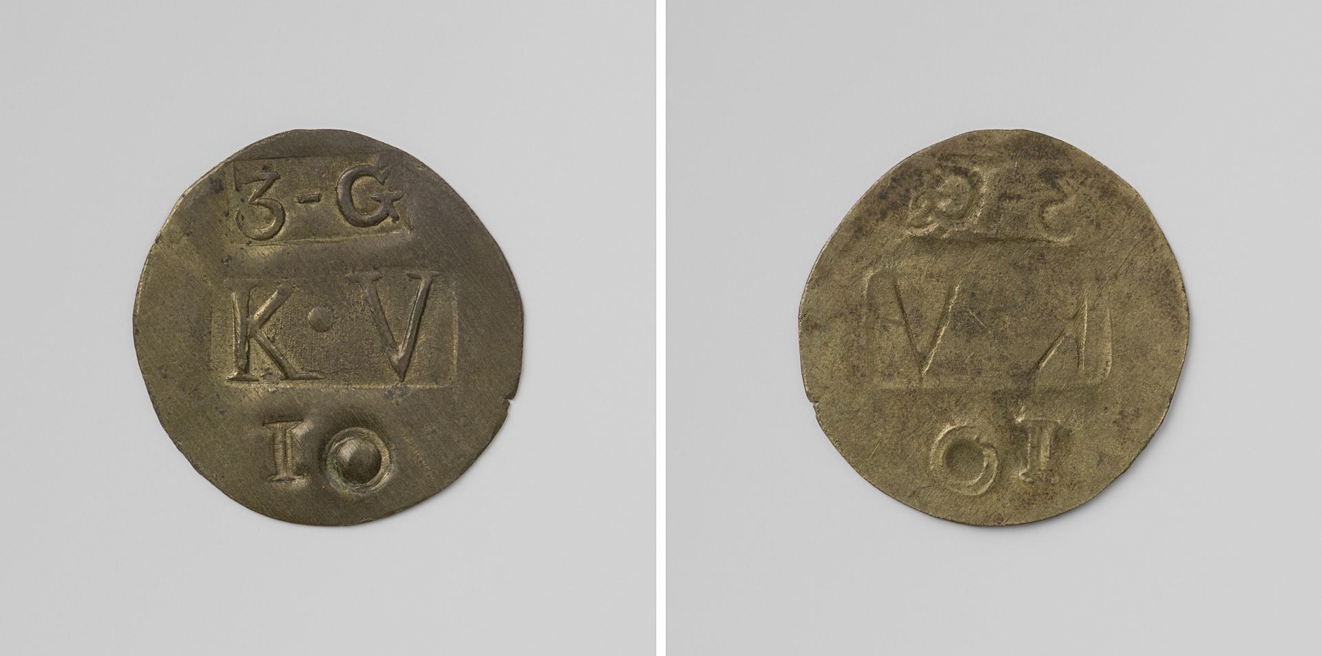 Derde gesticht van de kolonie Veenhuizen, huismunt geslagen op last van de Maatschappij van Weldadigheid ter waarde van tien cent by Anonymous