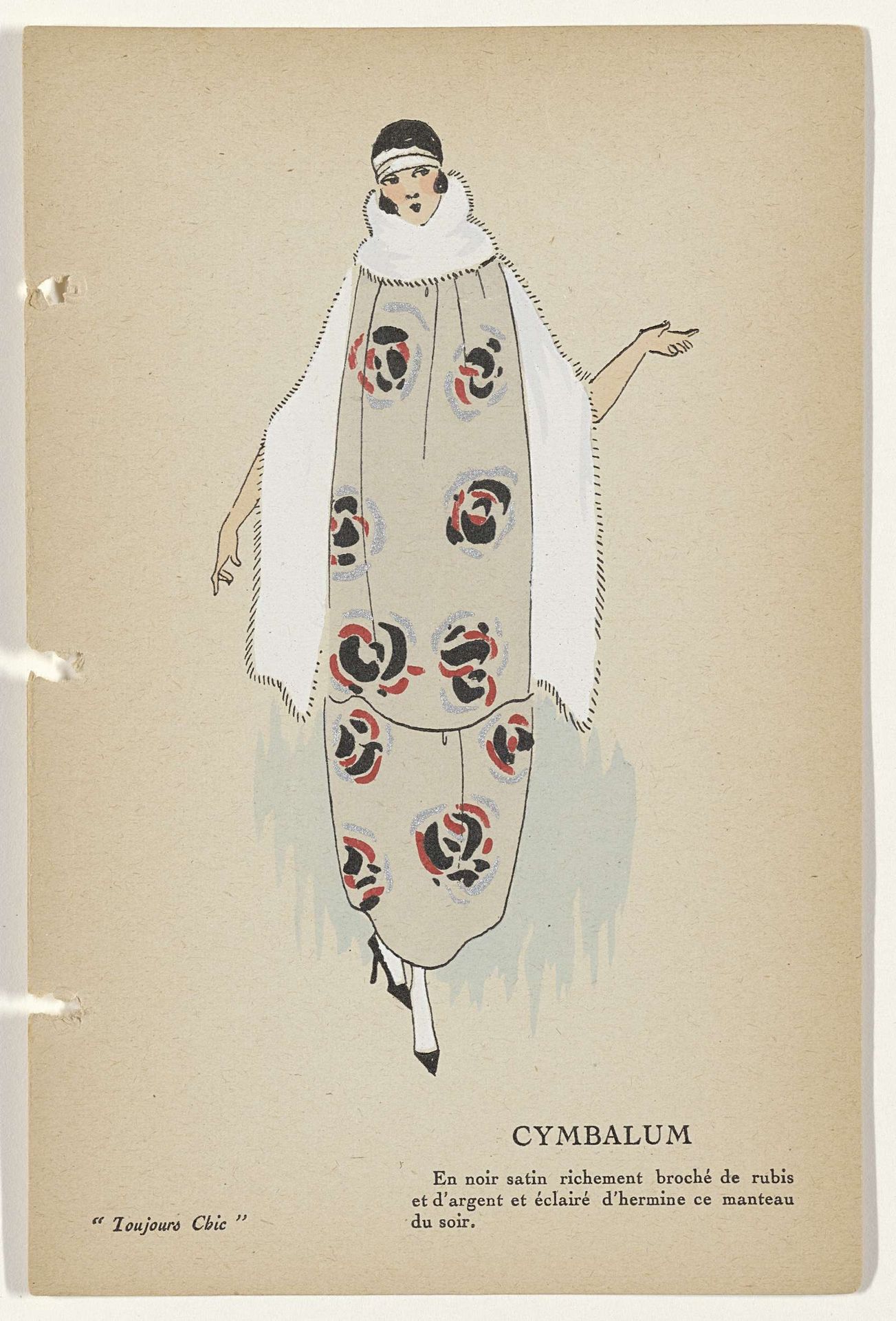 Toujours Chic, Les Robes, Hiver 1921-1922: Cymbalum by G-P. Joumard