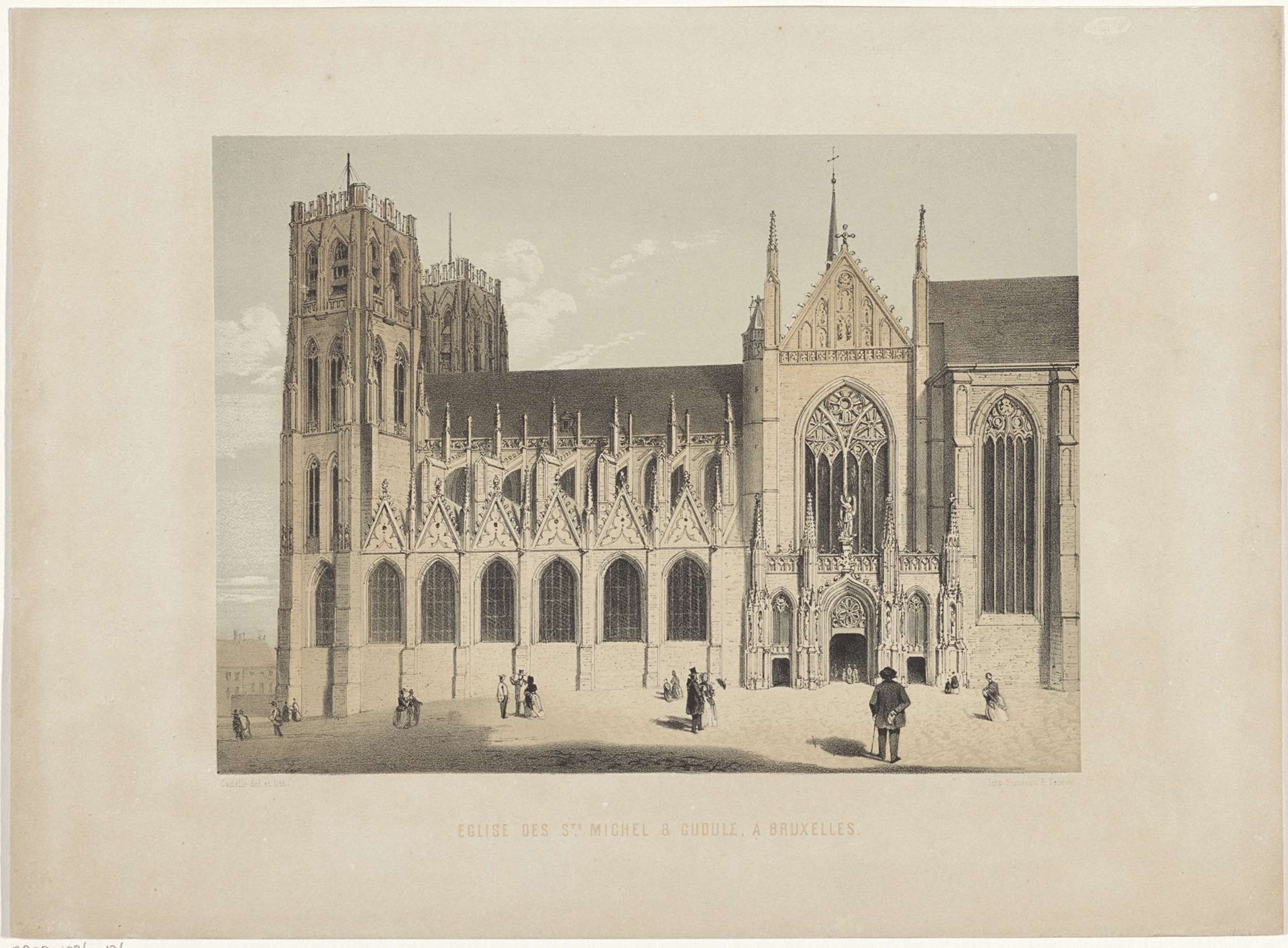 Kathedraal van Sint-Michiel en Sint-Goedele by Adrien Canelle