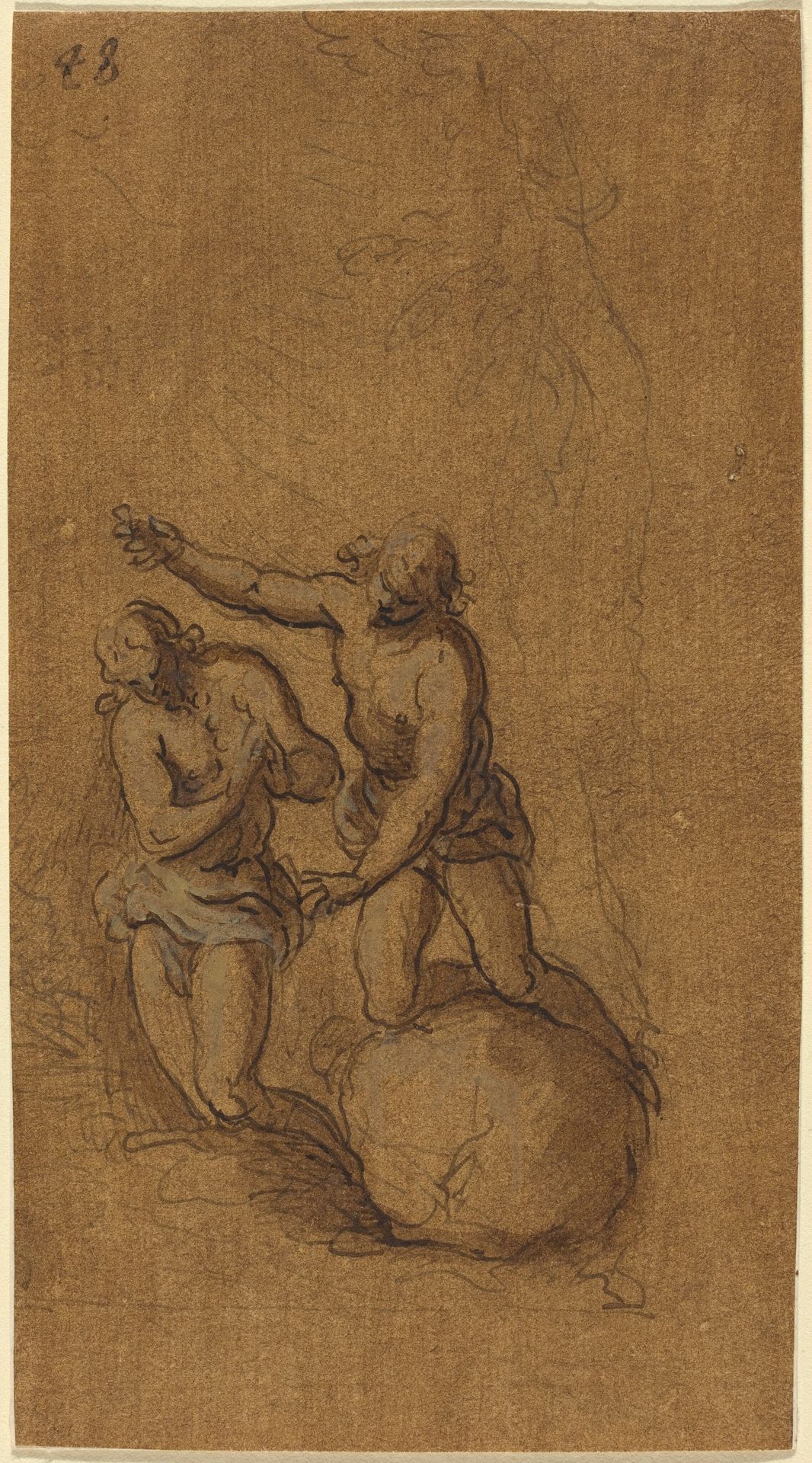The Baptism of Christ by Palma il Giovane