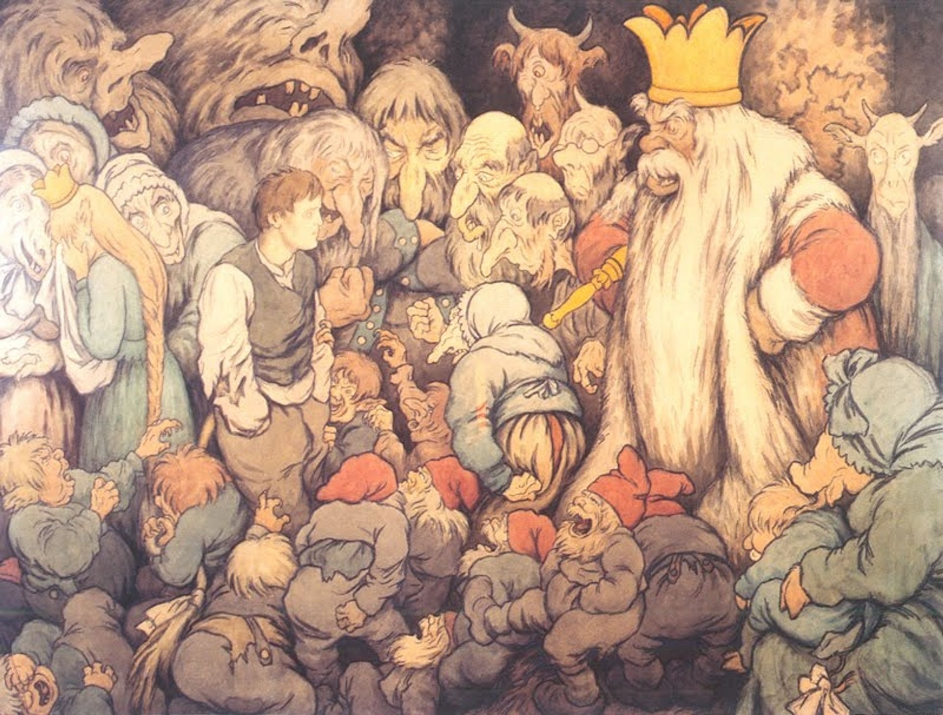 Peer Gynt In the Hall of the Mountain King by Theodor Severin Kittelsen