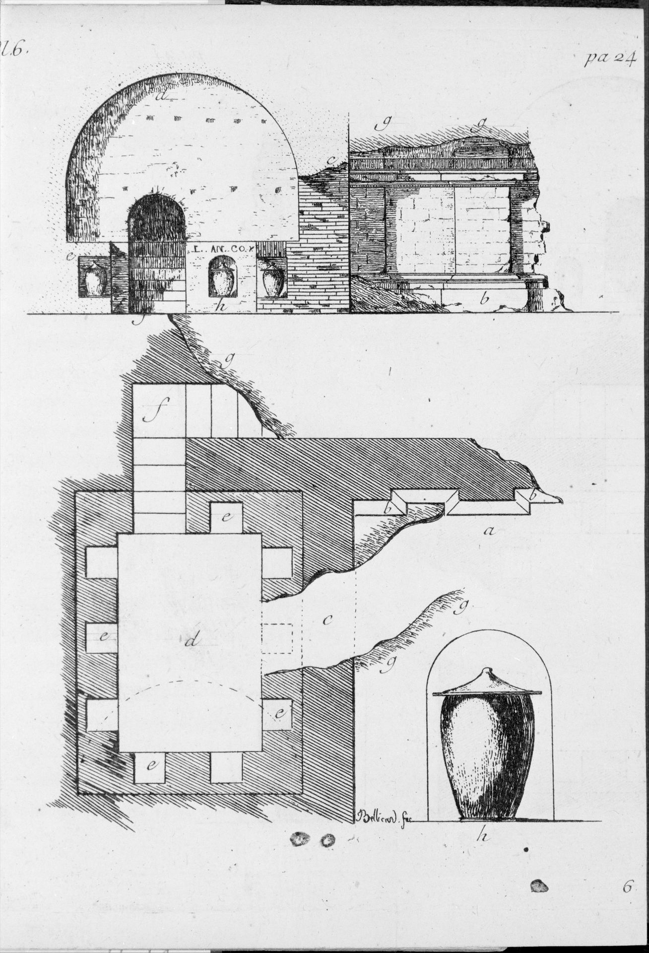 Observations sur les antiquités de la ville d'Herculanum avec quelques reflexions sur la Peinture & la Sculpture des Anciens & une courte description de quelques Antiquités des environs de Naples by Charles Nicolas Cochin II