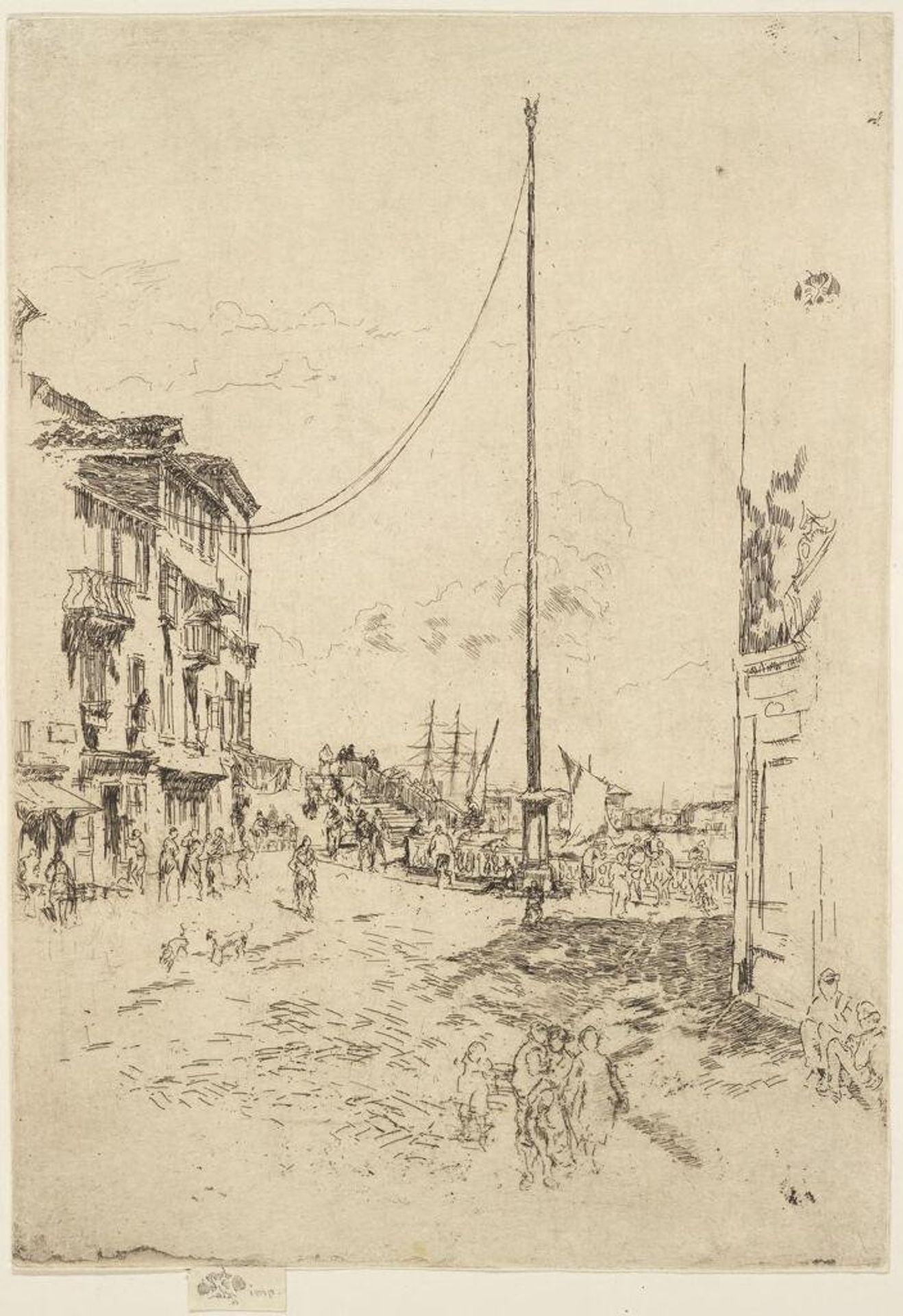 The Little Mast by James Abbott McNeill Whistler