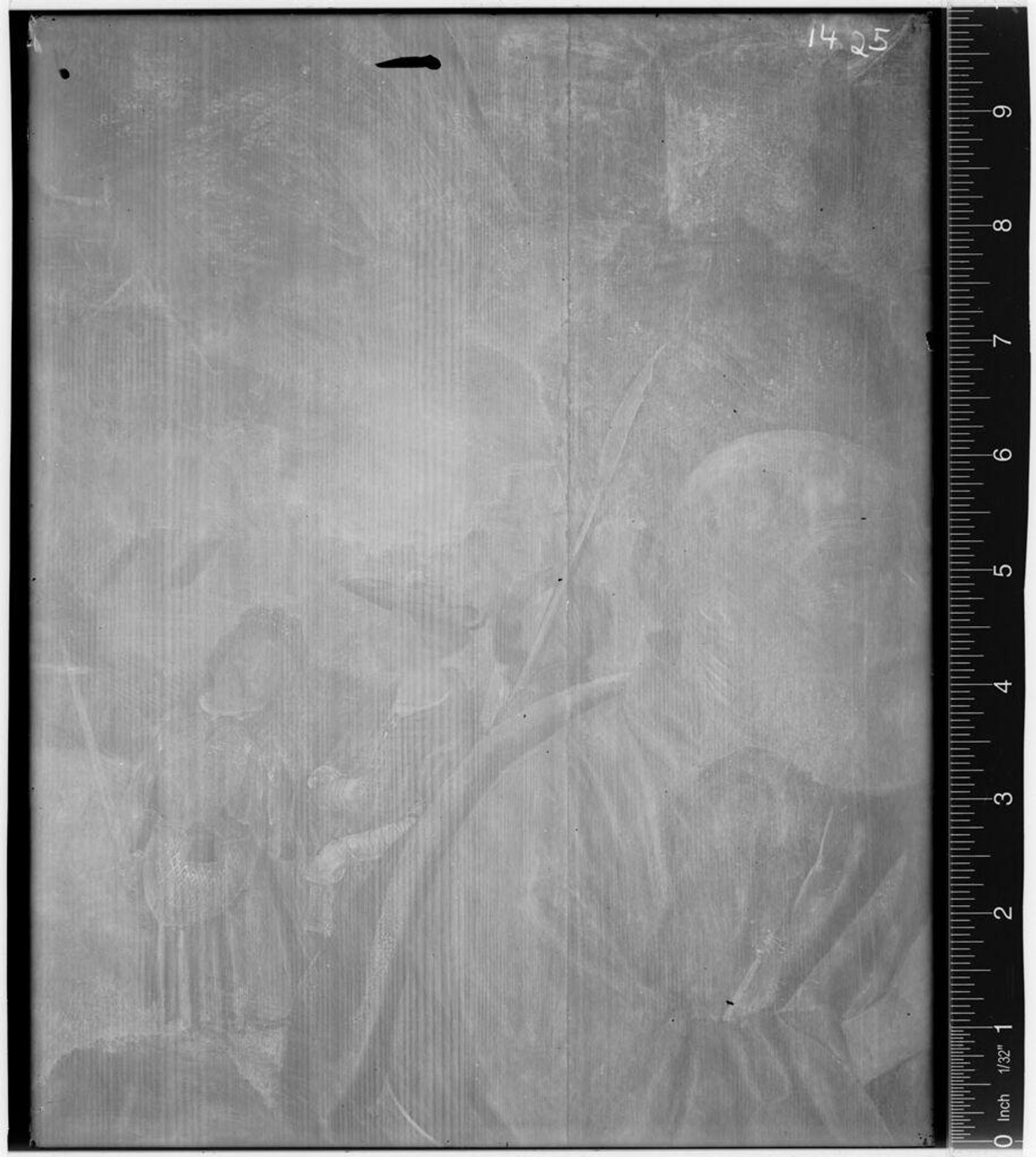 X-radiograph(s) of "St. Peter and Donor" by Artist of original: Jan Mostaert