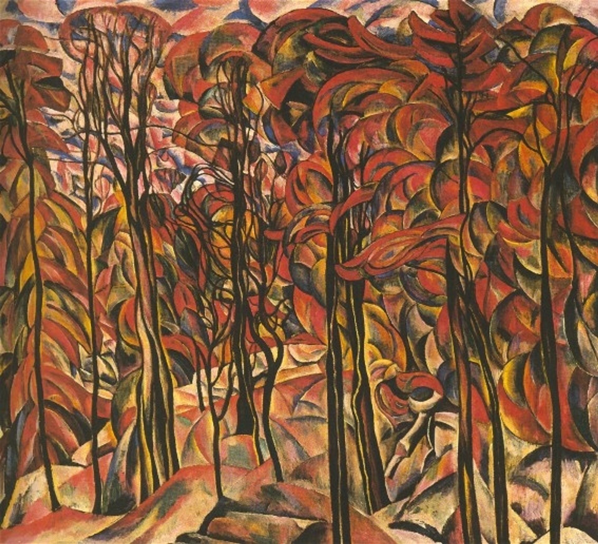 Autumn in the Park by Abraham Manievich