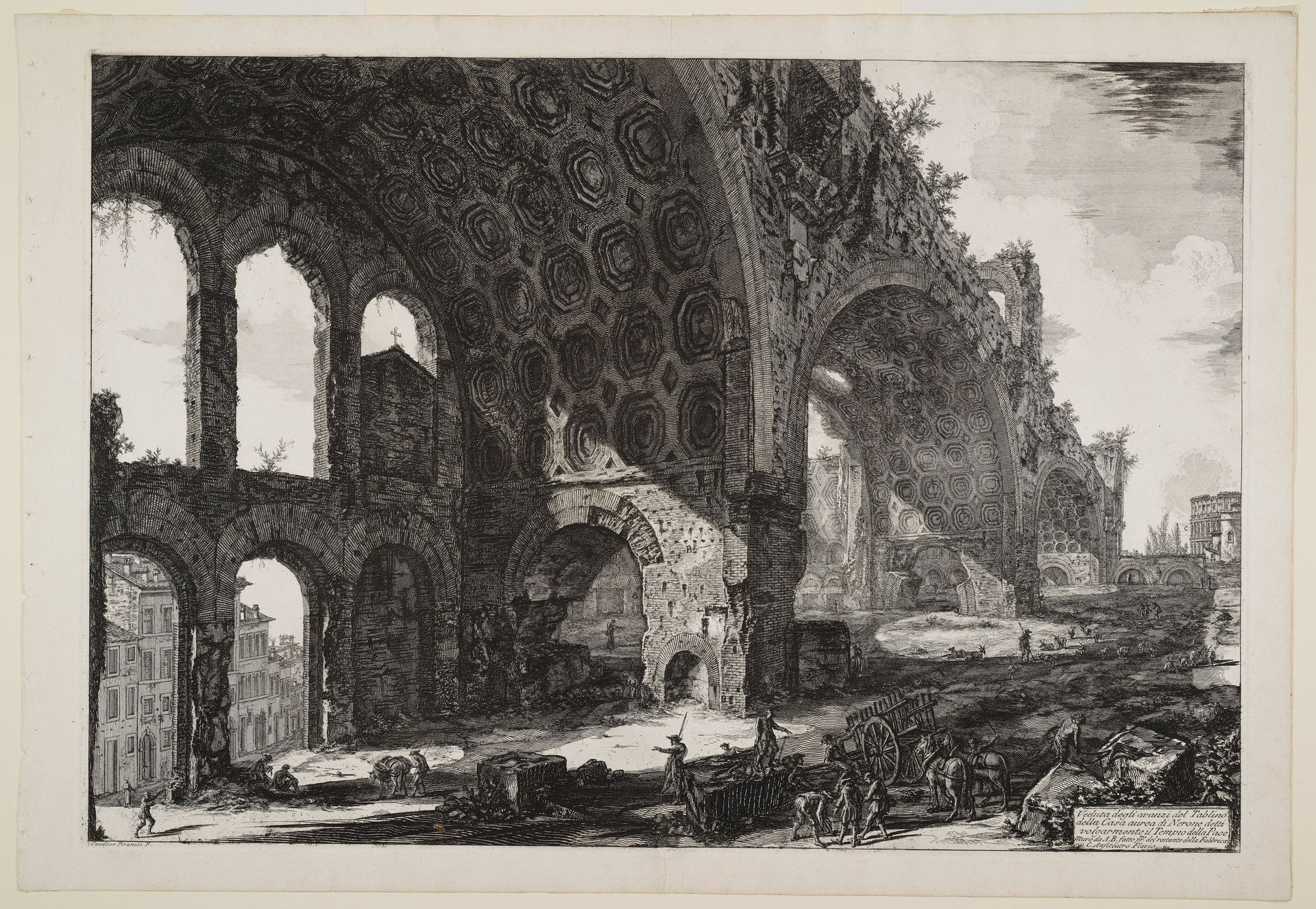 View of the Remains of the Dining Room of Nero's Golden House by Giovanni Battista Piranesi