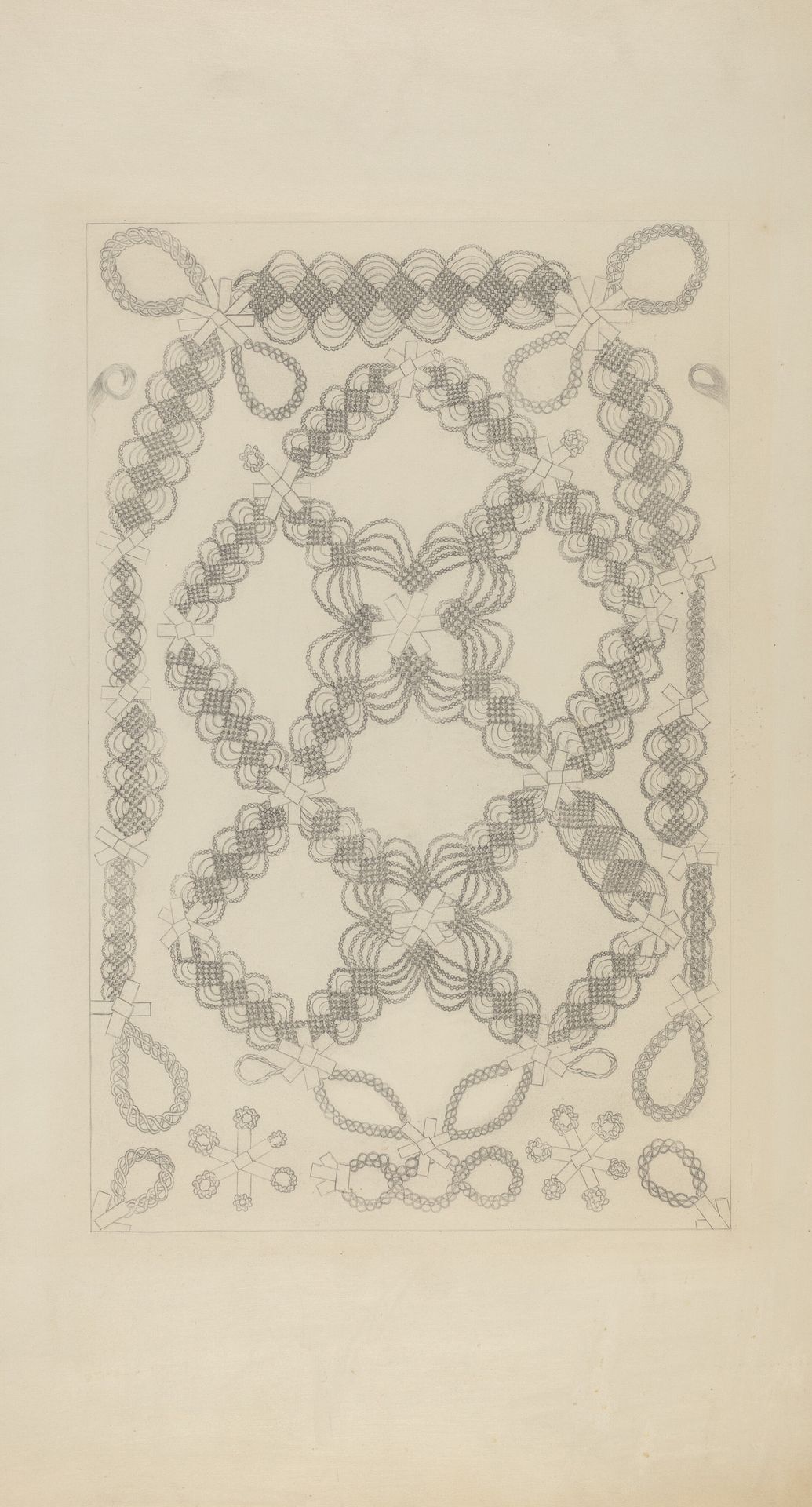 Shaker Hair Wreath by Helen Bronson