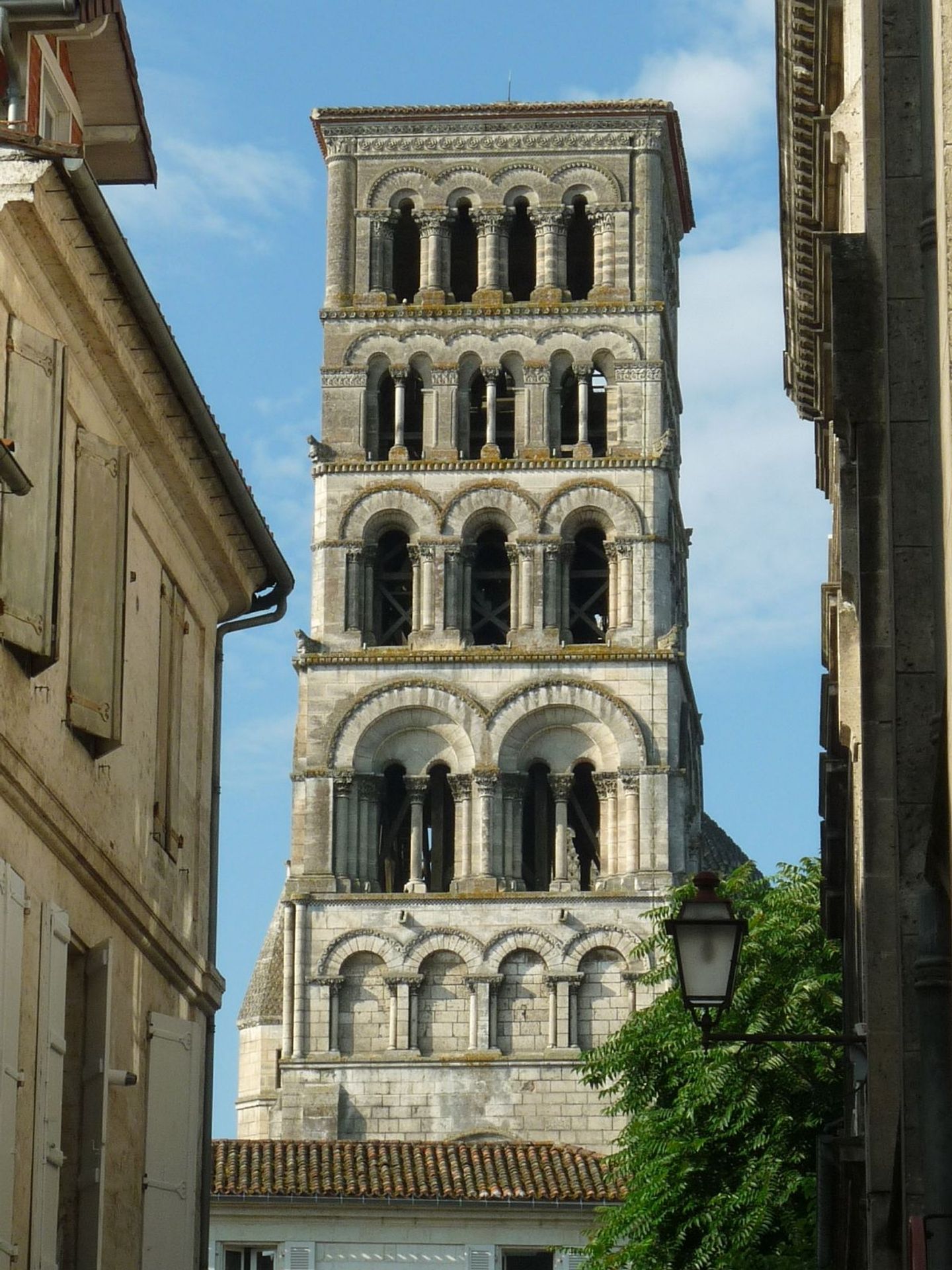 Bell Tower of Angoulême Cathedral, Charente, France by Romanesque Architecture