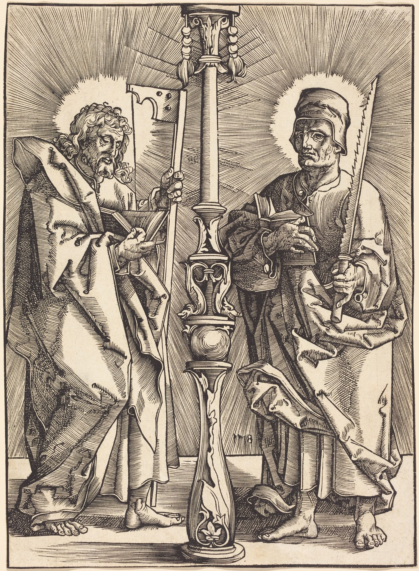 Saint James the Less and Saint Simon by Hans Vischer