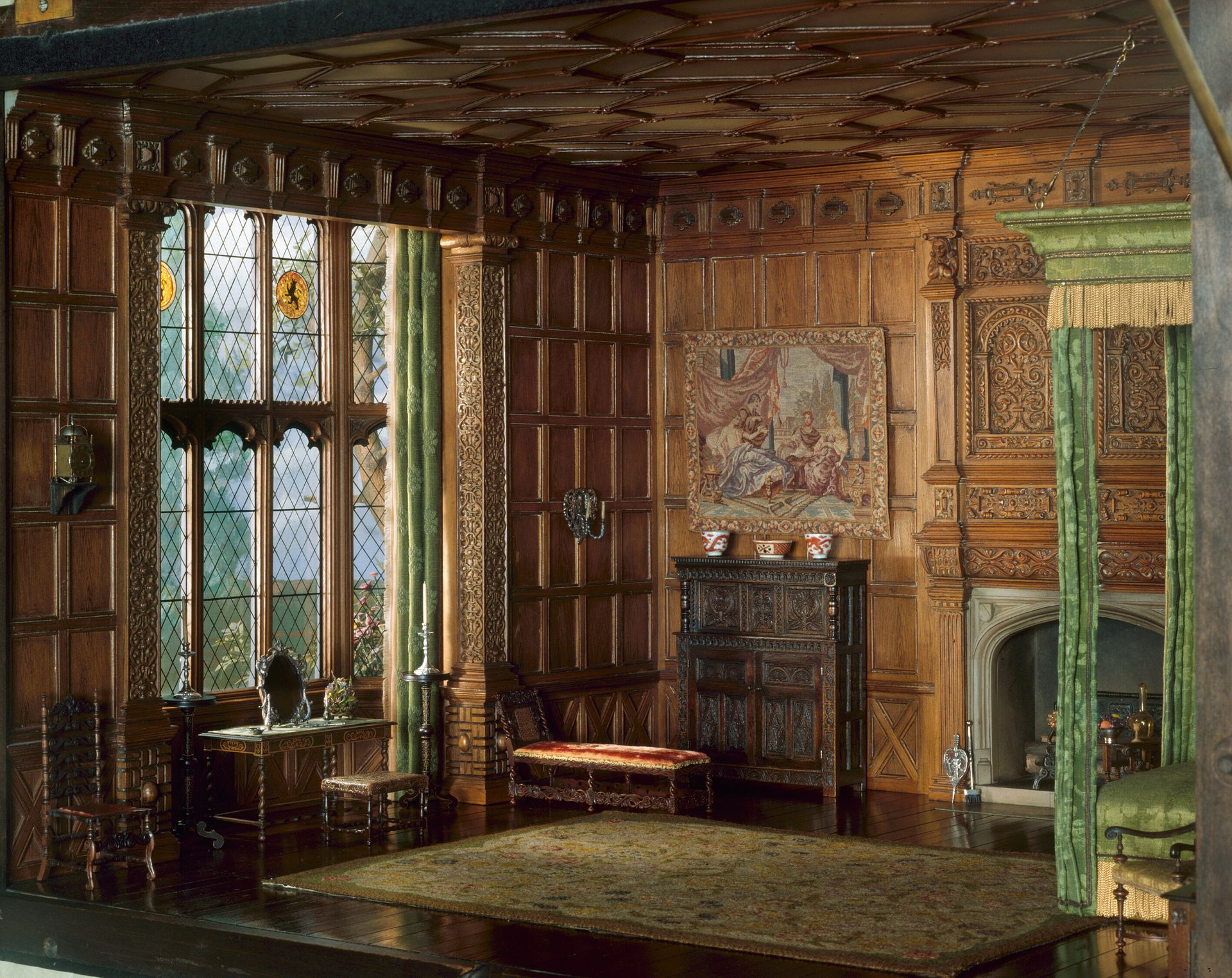 E-2: English Bedchamber of the Jacobean or Stuart Period, 1603-88 by Narcissa Niblack Thorne
