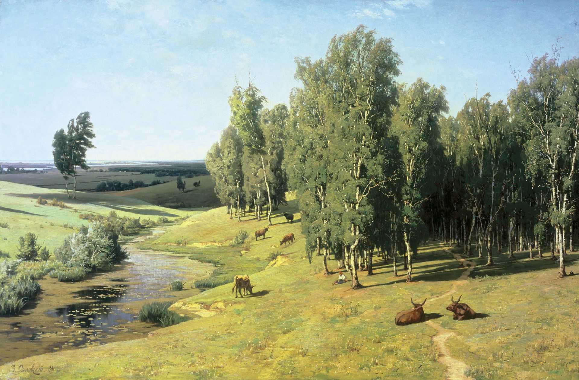 Summer day by Volodymyr Orlovsky
