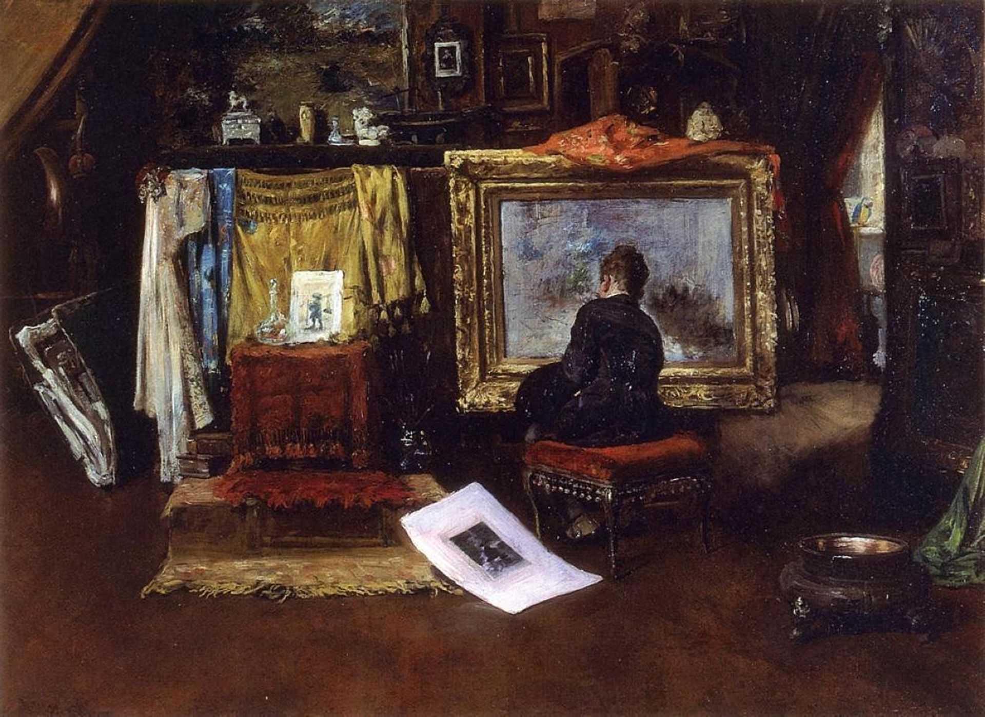 The Inner Studio, Tenth Street by William Merritt Chase