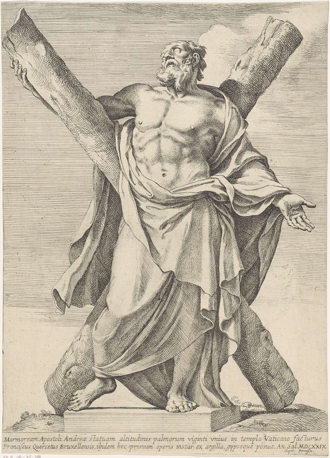 H. Andreas met zijn kruis by Anonymous
