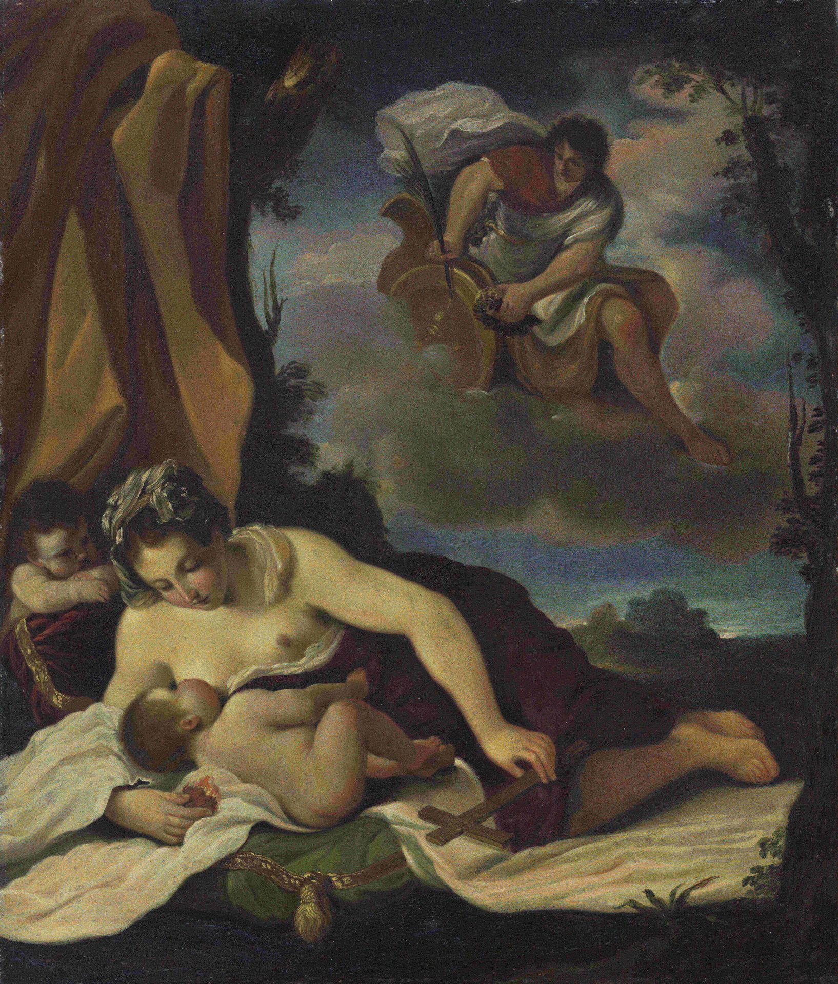 Caritas by Guercino