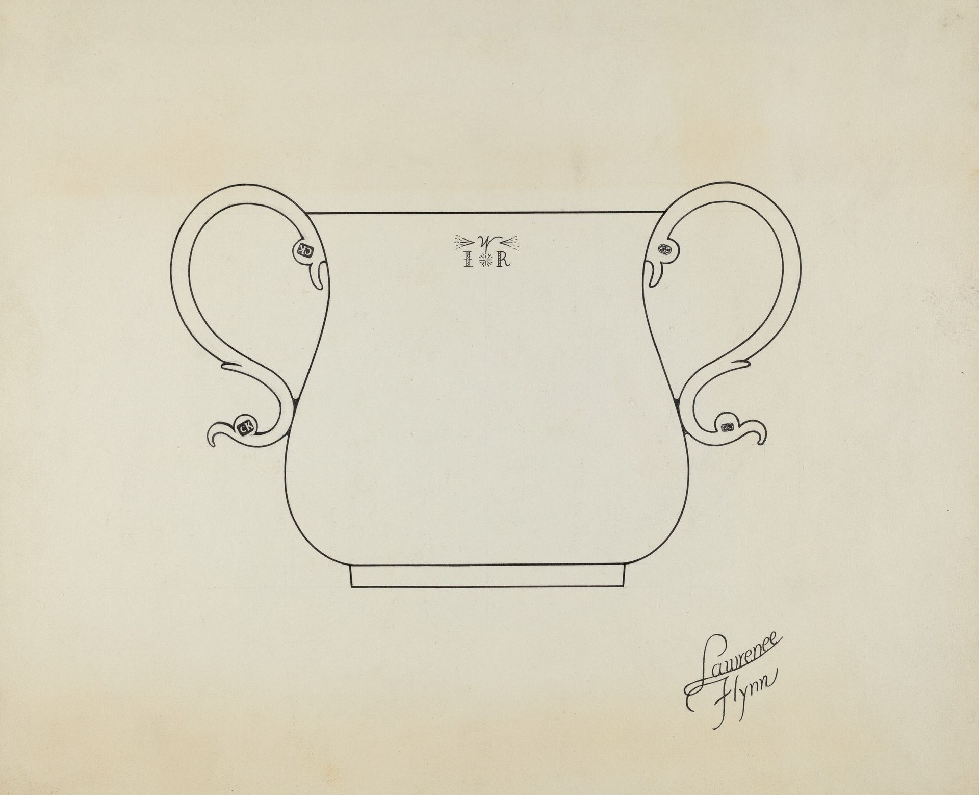 Silver Caudle Cup by Lawrence Flynn