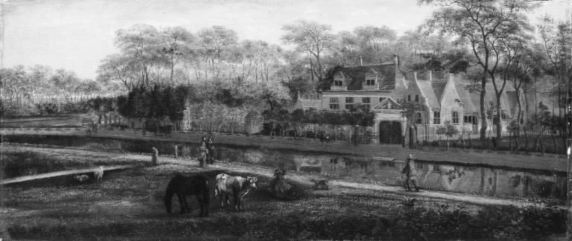 View of the Country House Oversteen by Pieter Jansz.