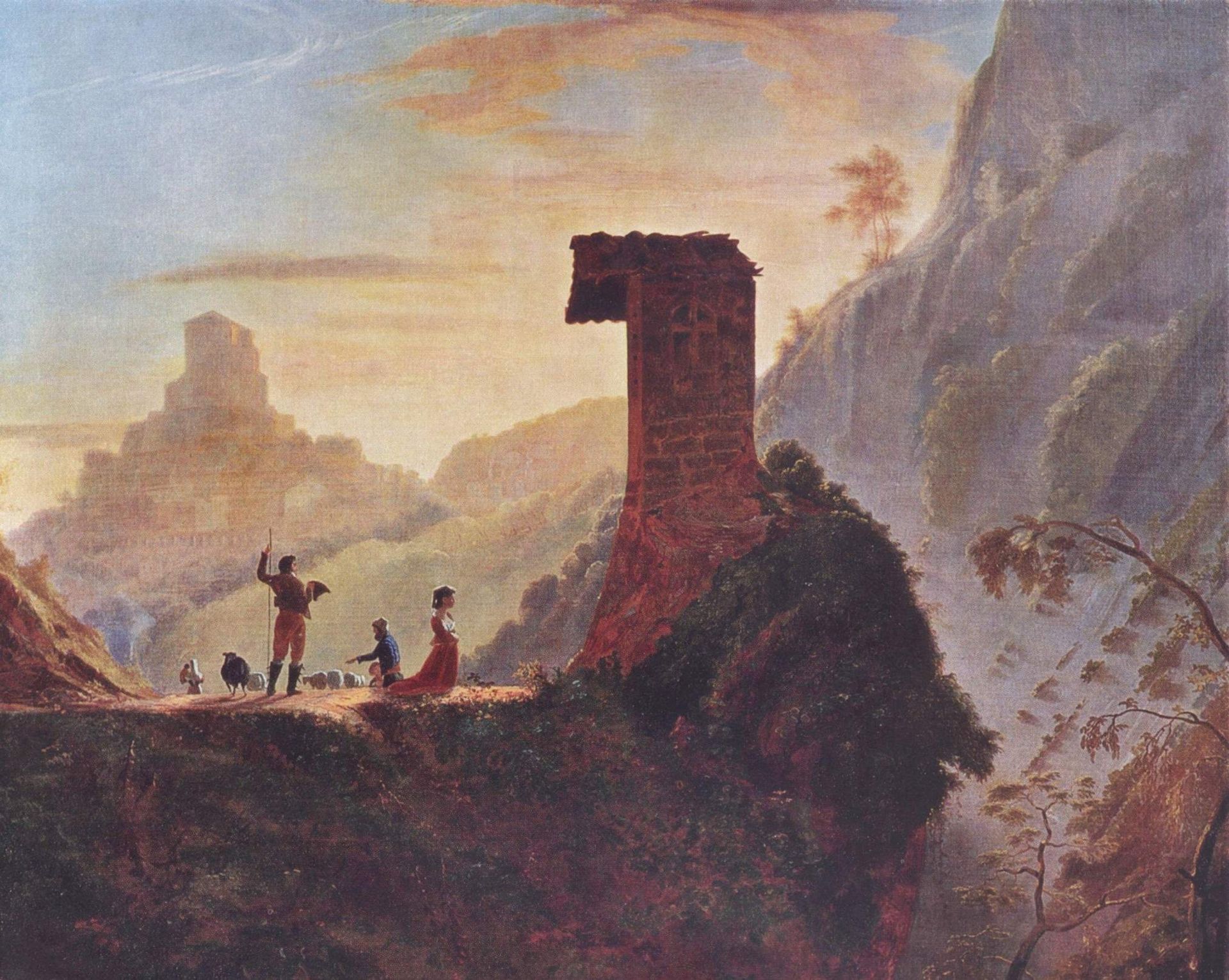 The Chapel of the Virgin at Subiaco by Samuel Morse