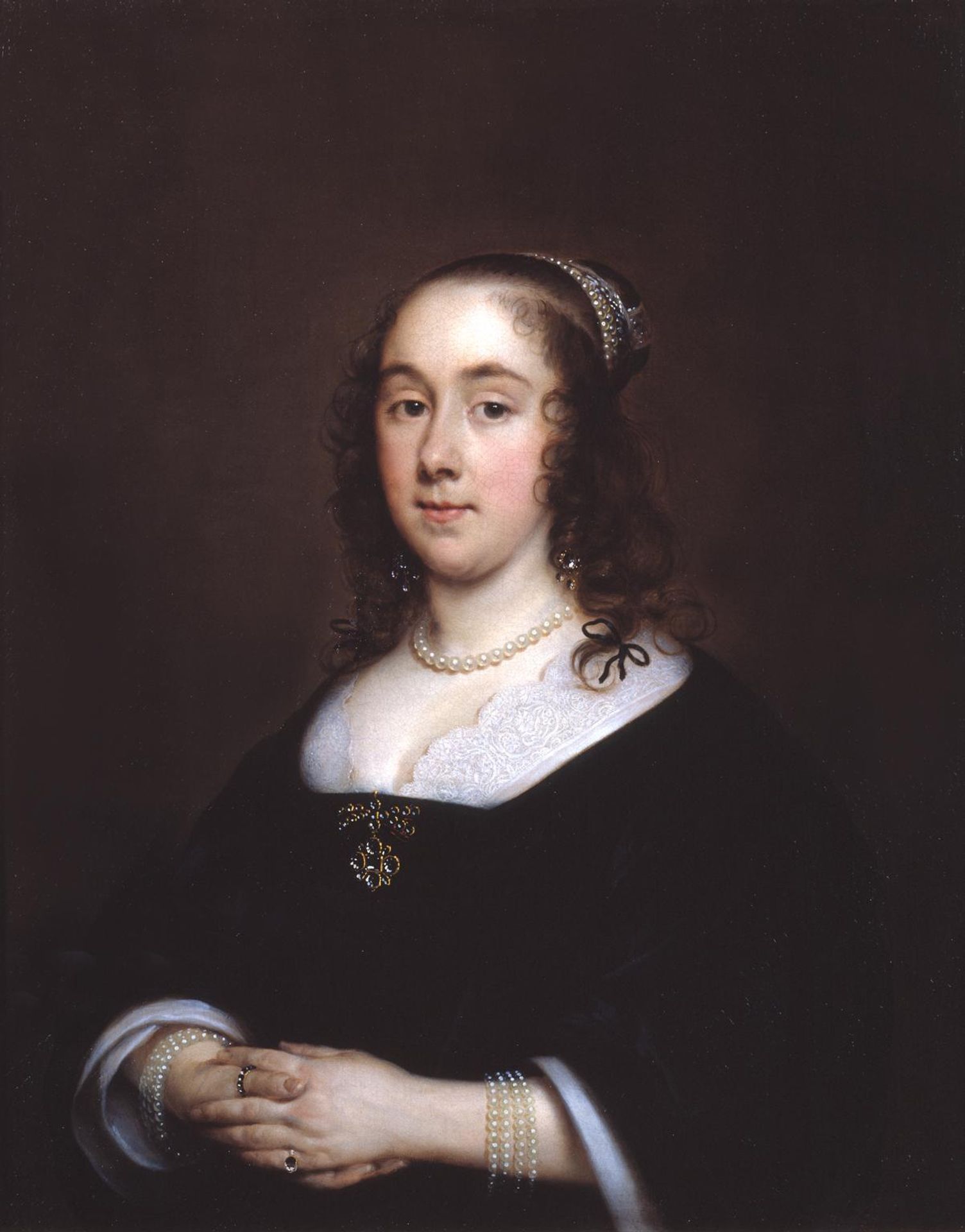 Portrait of an Unknown Lady by  Cornelius Johnson