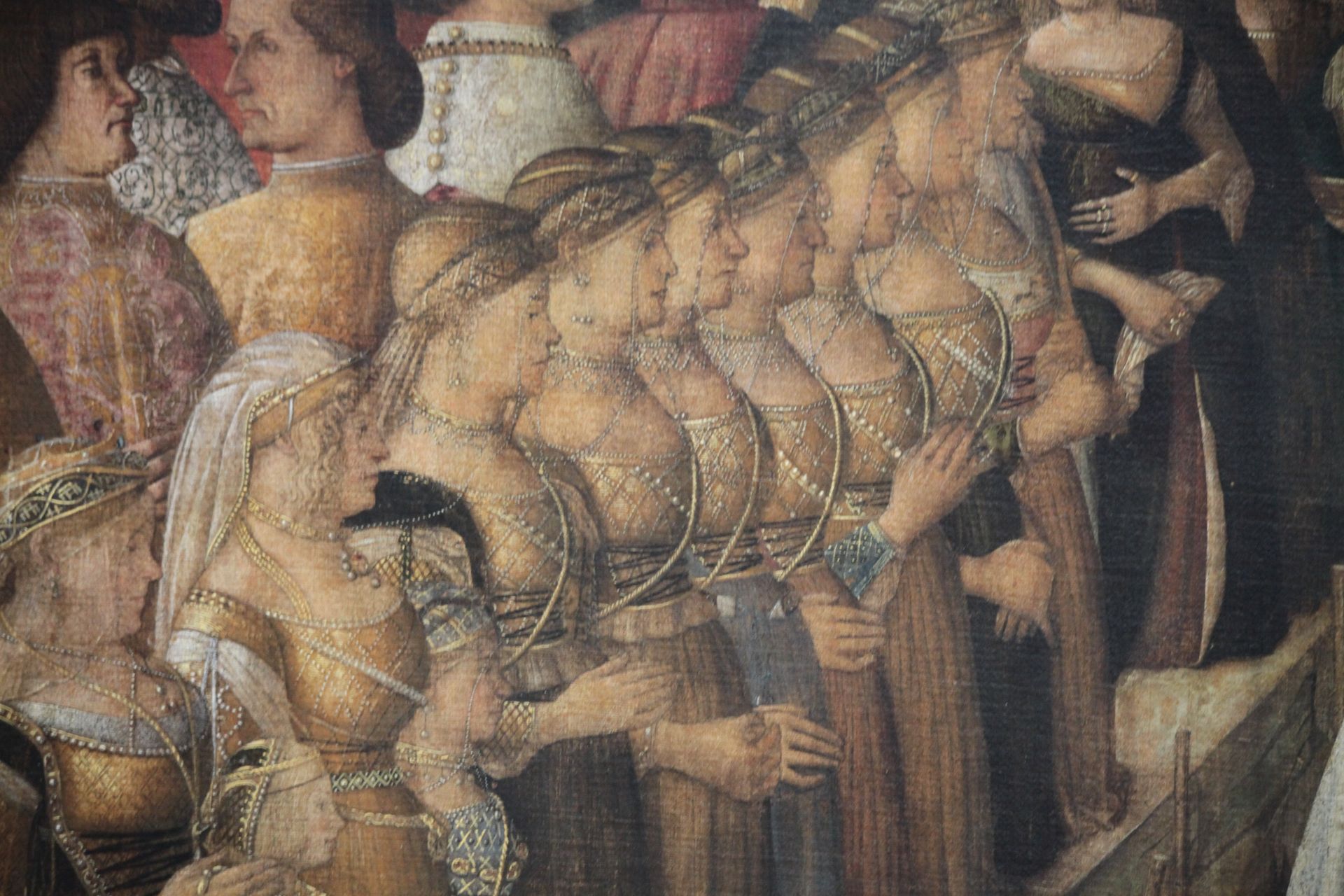 Miracle of the Cross at the Bridge of San Lorenzo (detail) by Gentile Bellini