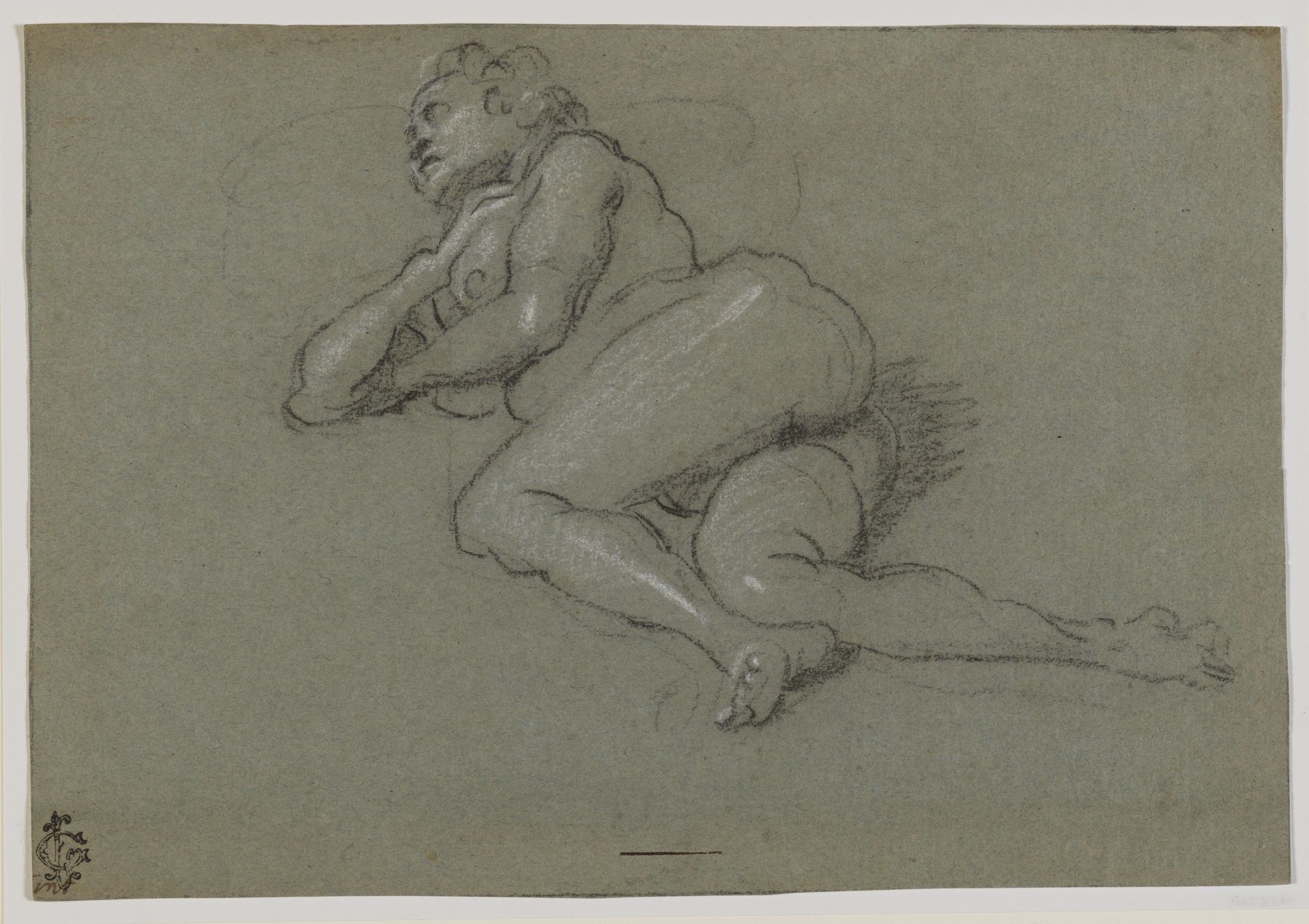 Reclining Female Nude by Domenico Tintoretto
