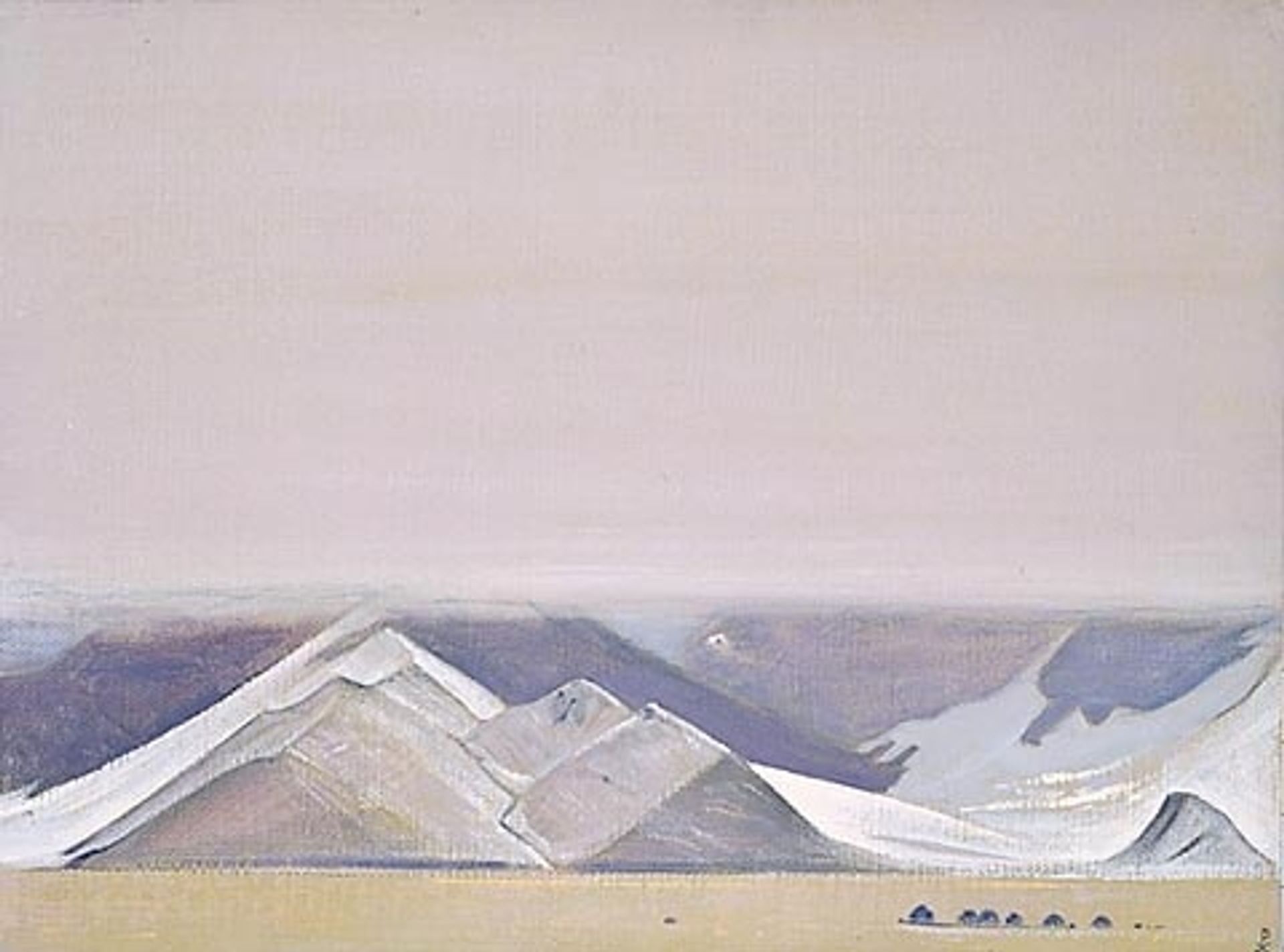 Bogdo-Ul. Hurricane. by Nicholas Roerich