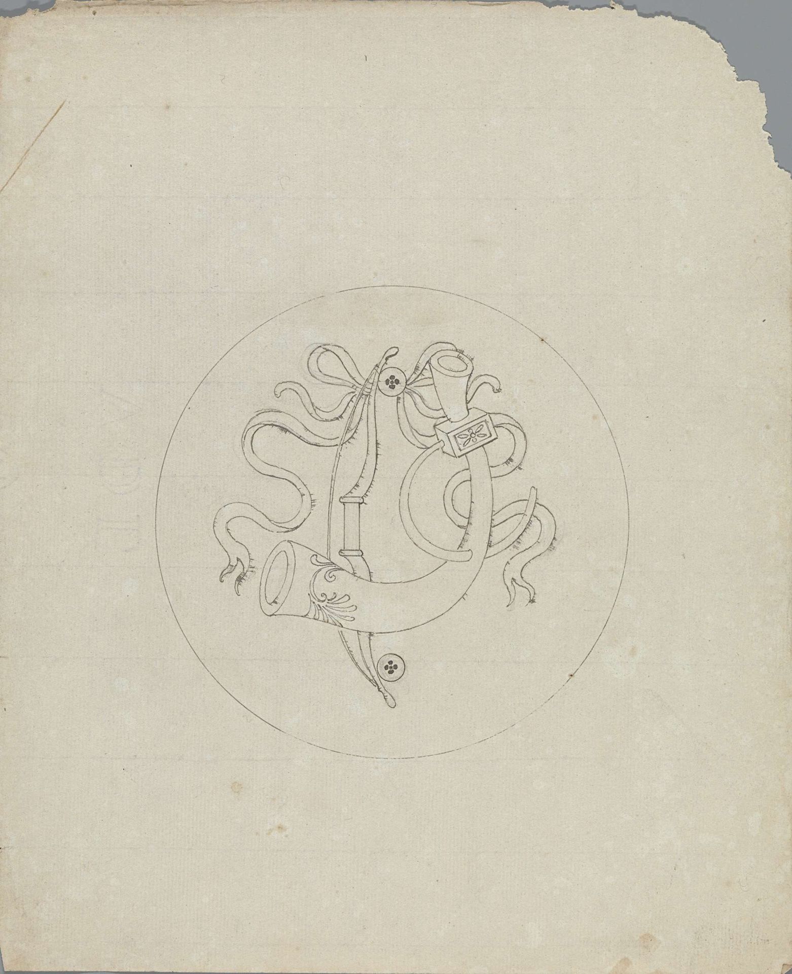 Hoorn en boog by Pierre Félix van Doren