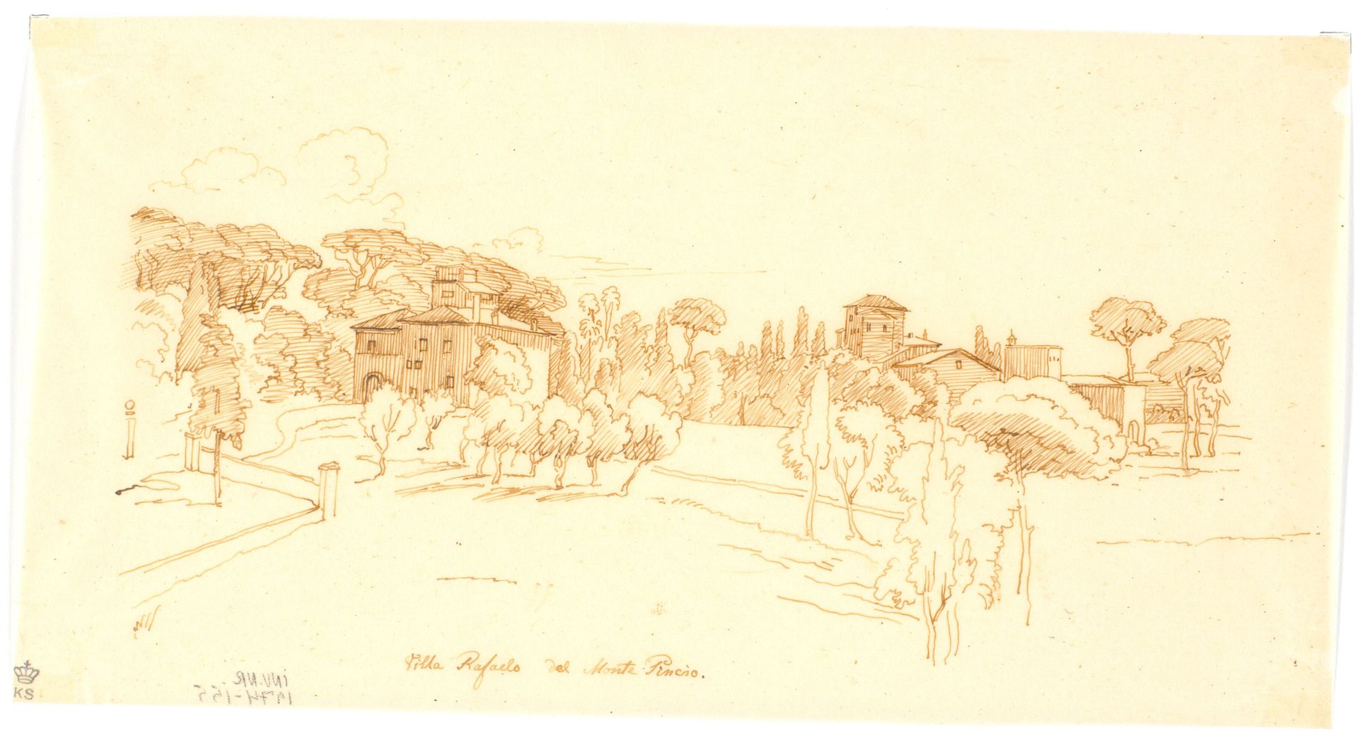 Villa Rafaelo del Monte Pincio by Martinus Rørbye