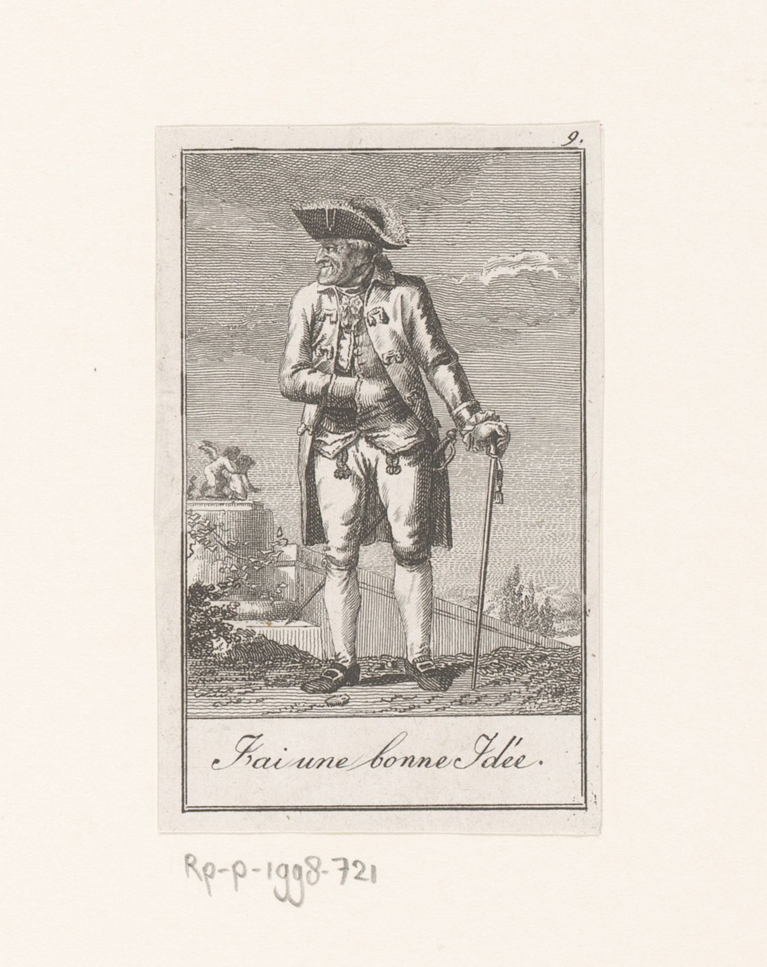 Man met een goed idee by Karl Heinrich Grünler
