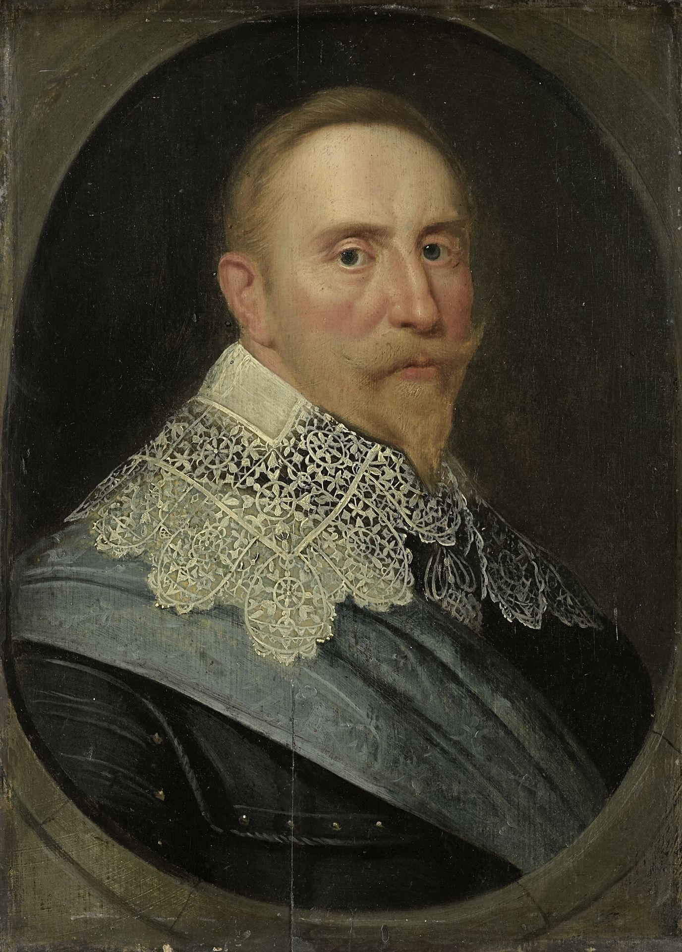 Portrait of Gustav II Adolf (1594-1632), King of Sweden by Michiel Jansz. van Mierevelt