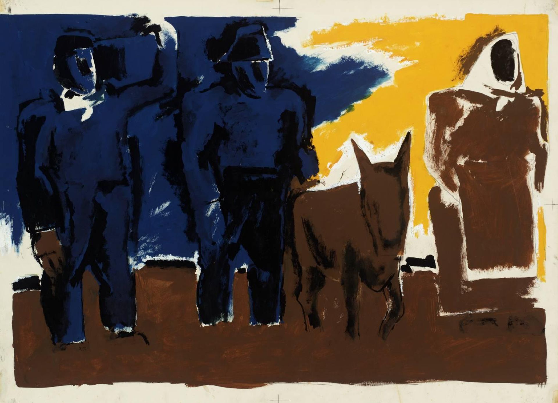 Study for ‘Dusk’ by Josef Herman