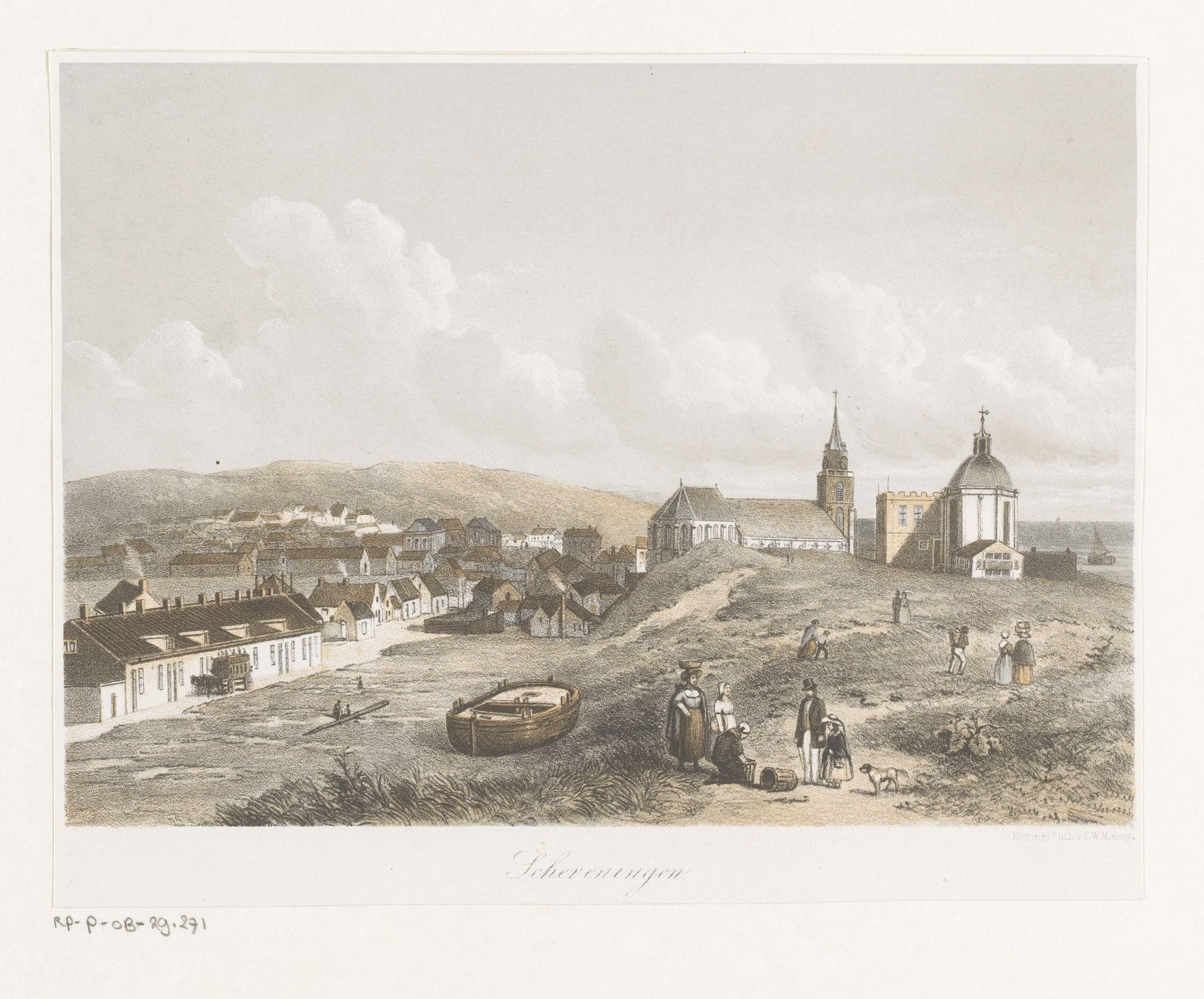 Gezicht op Scheveningen by Anonymous