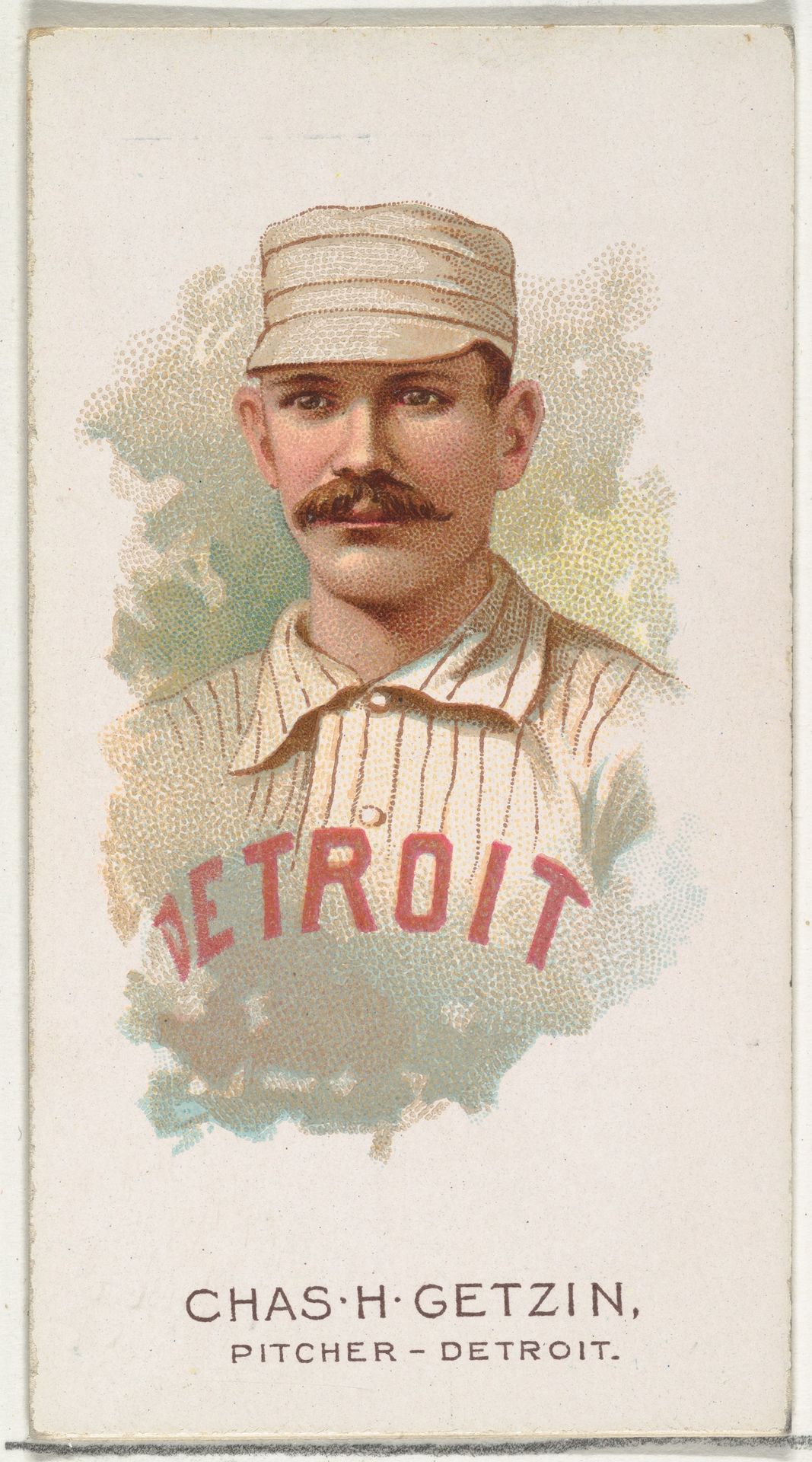 Charles H. Getzin, Baseball Player, Pitcher, Detroit, from World's Champions, Series 2 (N29) for Allen & Ginter Cigarettes by Allen & Ginter