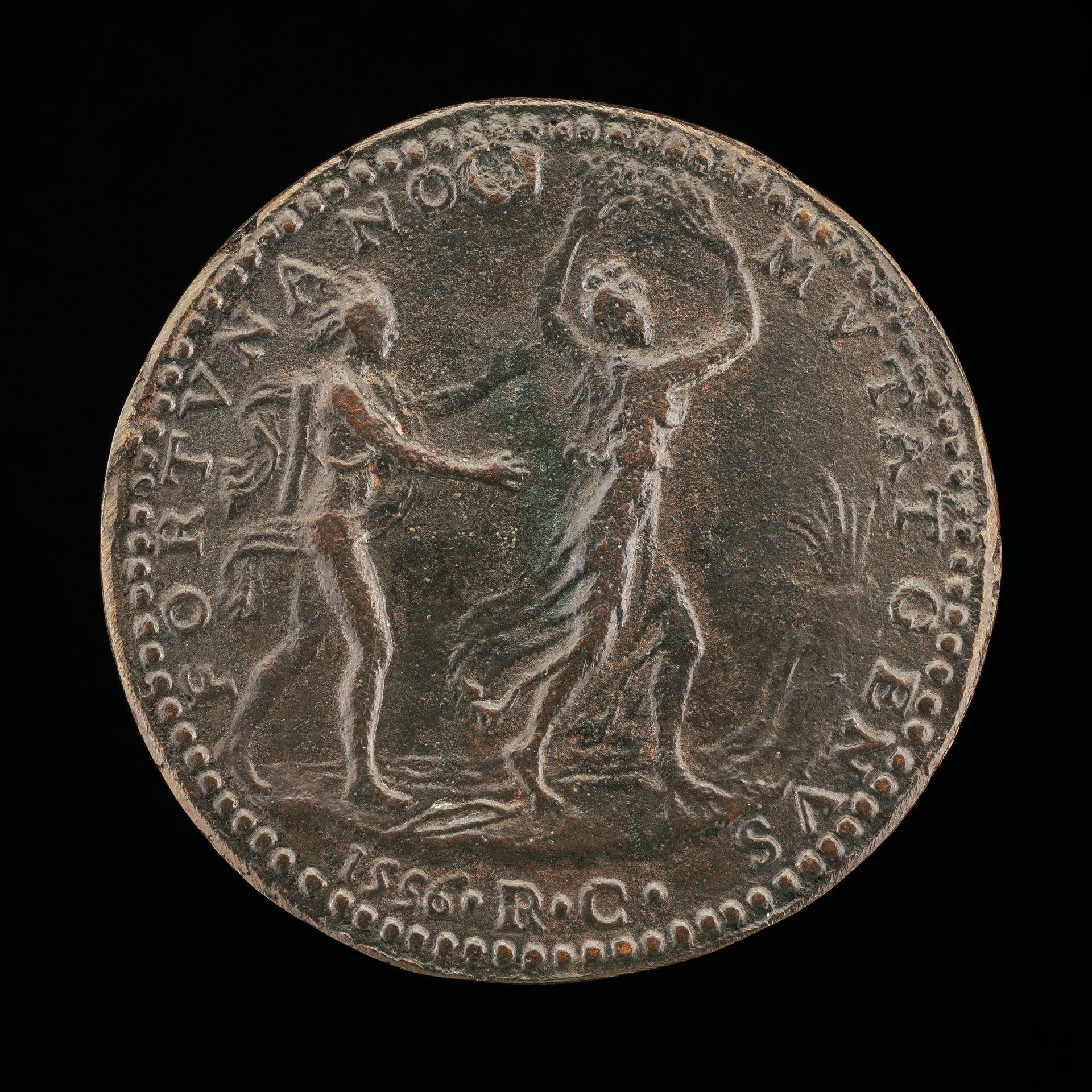 Apollo Pursuing Daphne [reverse] by Medalist R.C.