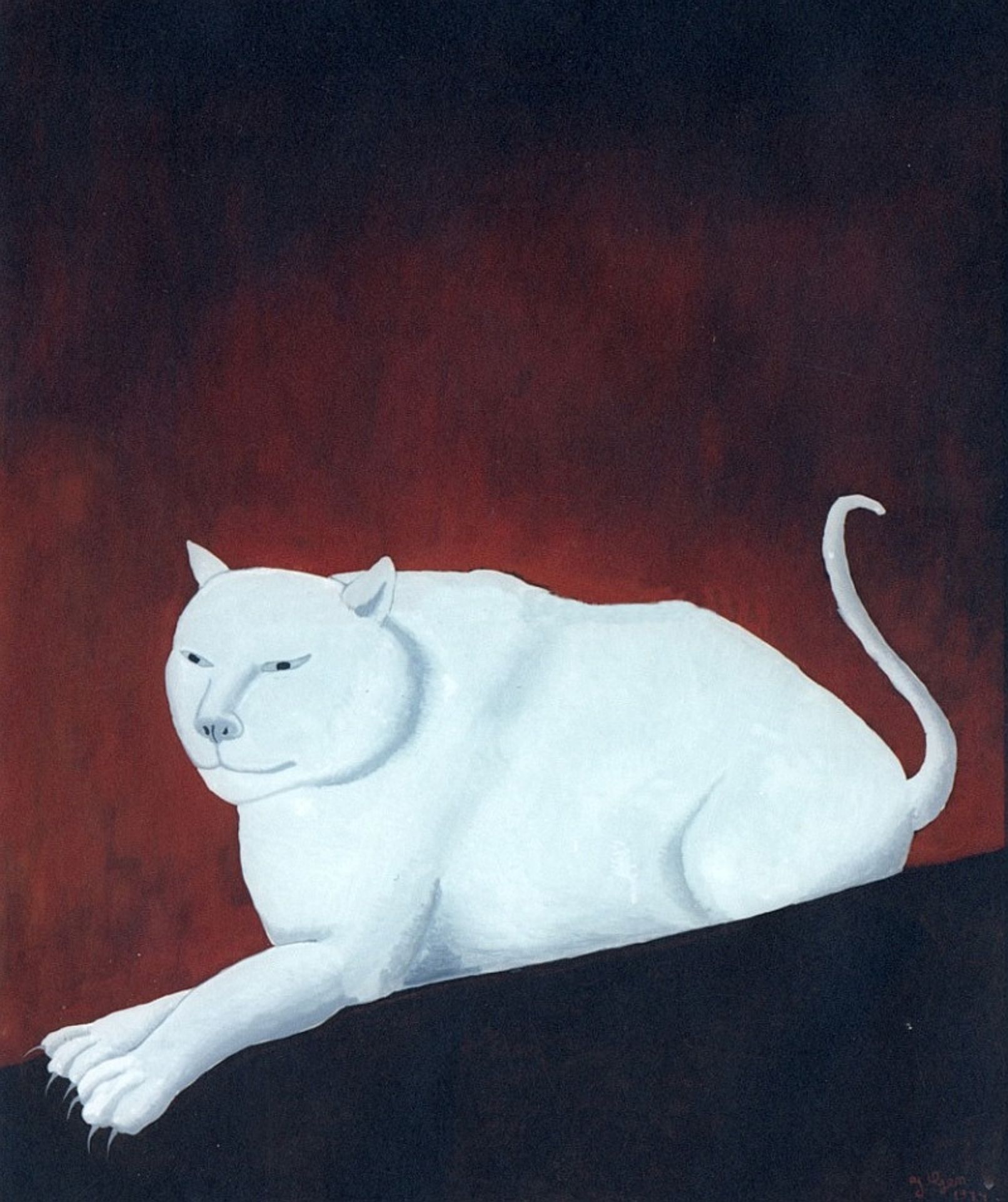 White Cat by Ivan Generalic
