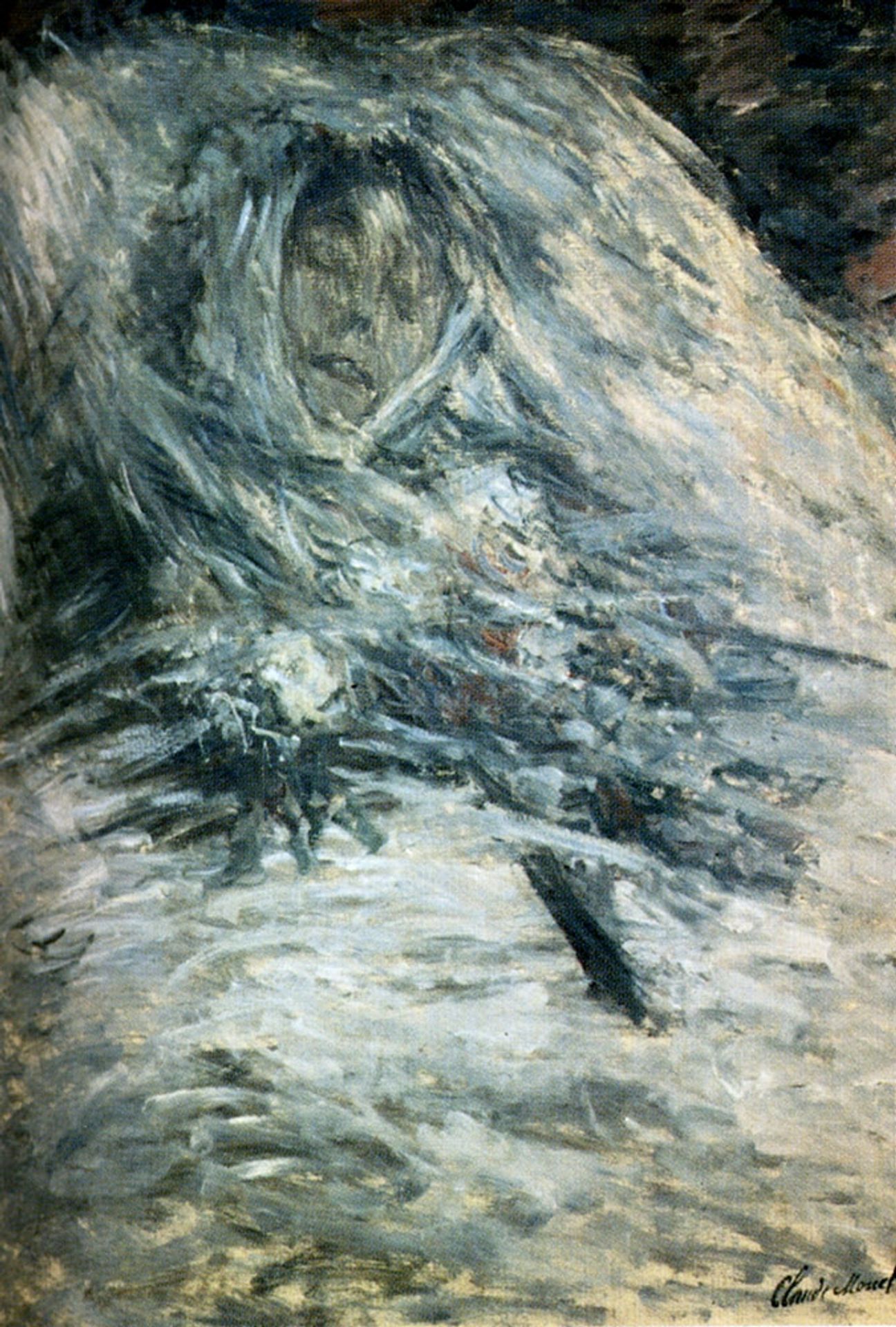 Camille Monet On Her Deathbed by Claude Monet