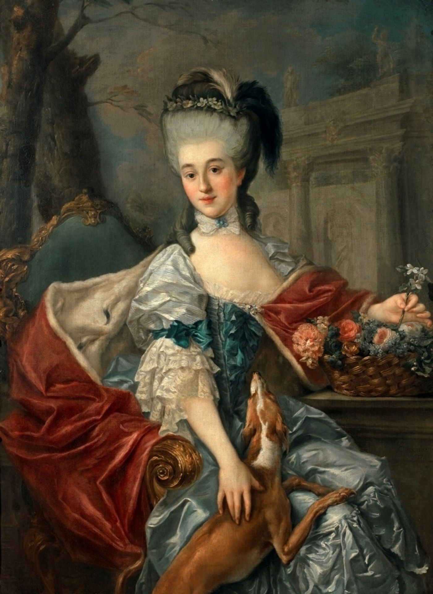 Blue Marquise by Marcello Bacciarelli