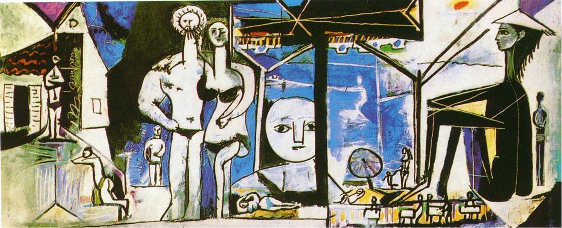 The beach in Garoupe by Pablo Picasso