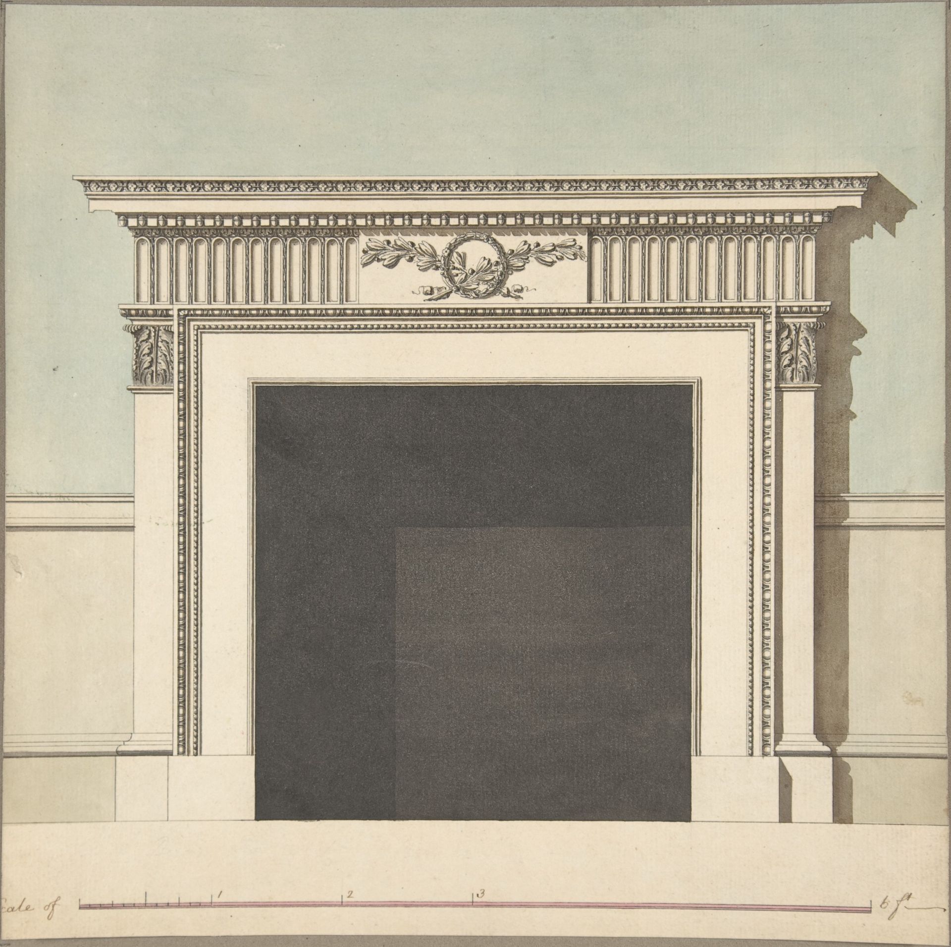 Design for a Chimneypiece by John Yenn