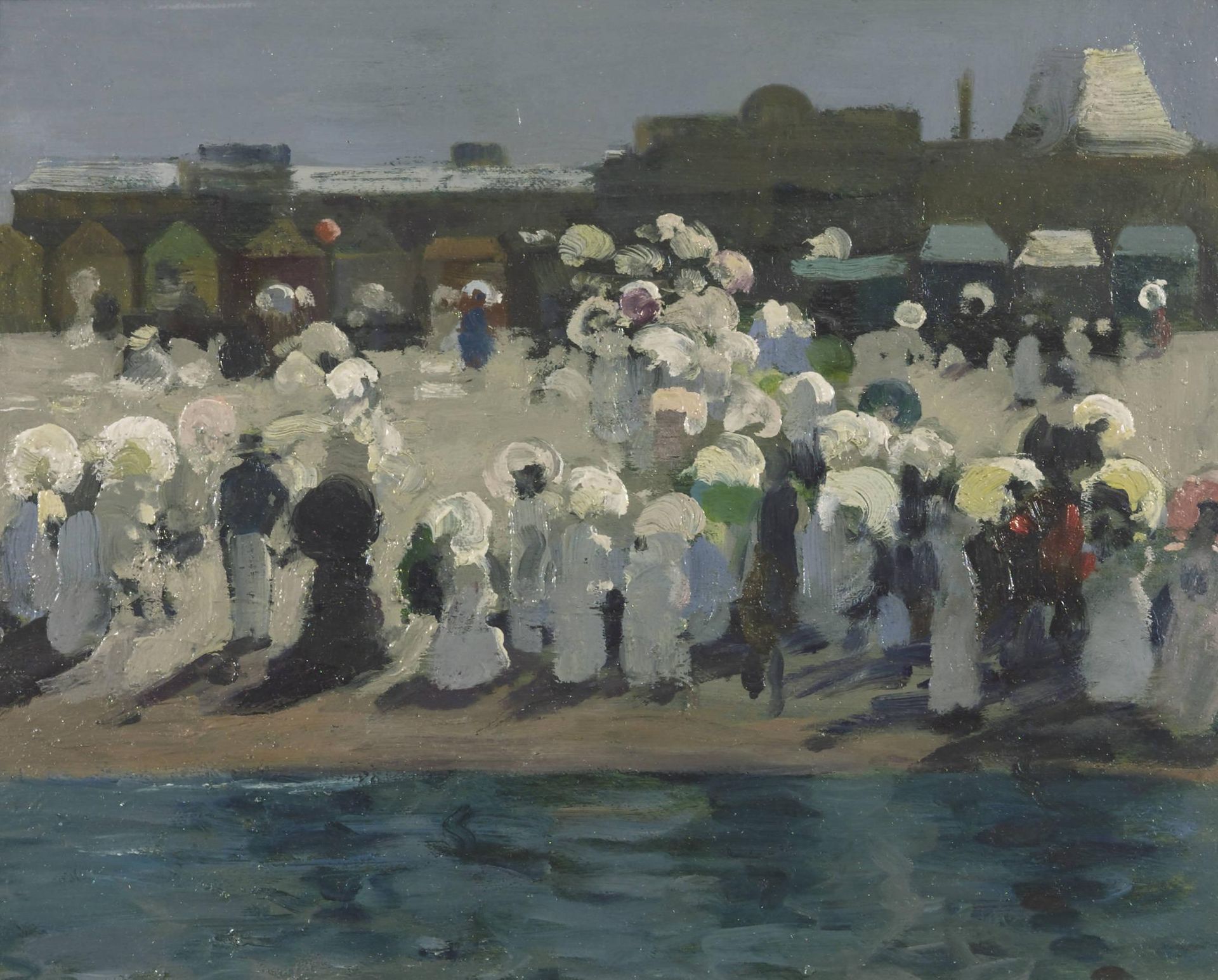 Beach at Etretât by  Sir Gerald Kelly