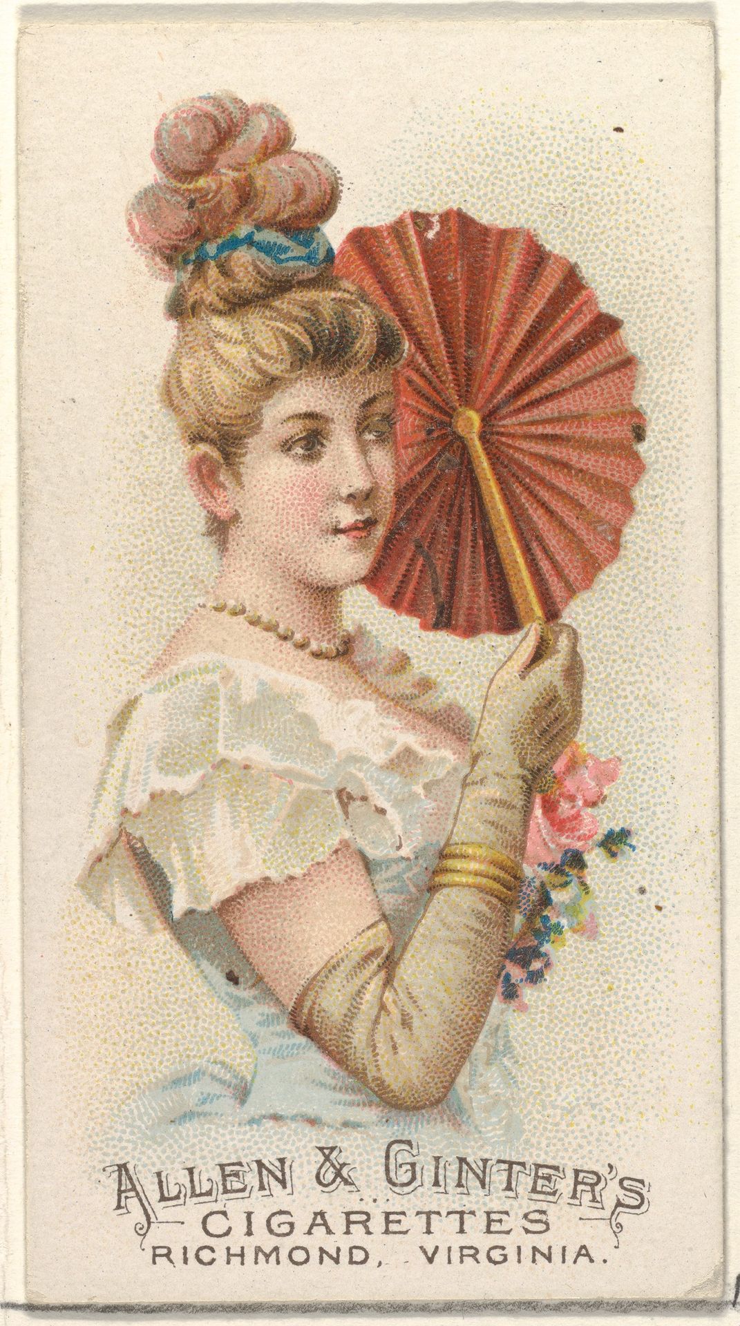 Plate 37, from the Fans of the Period series (N7) for Allen & Ginter Cigarettes Brands by Allen & Ginter