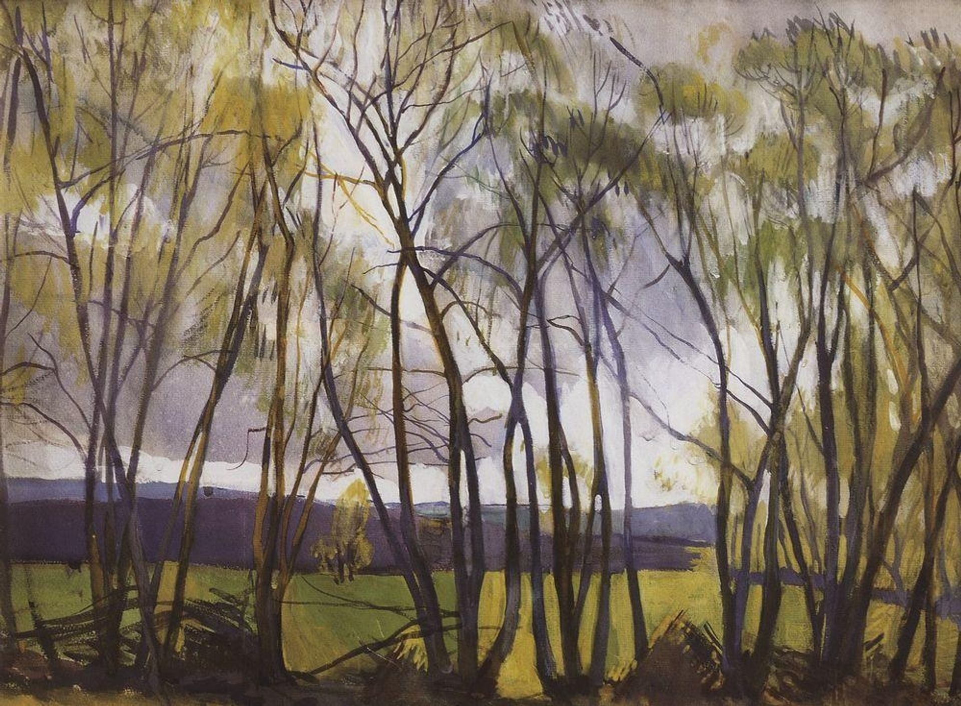 Before the Storm (Village Neskuchnoye) by Zinaida Serebriakova