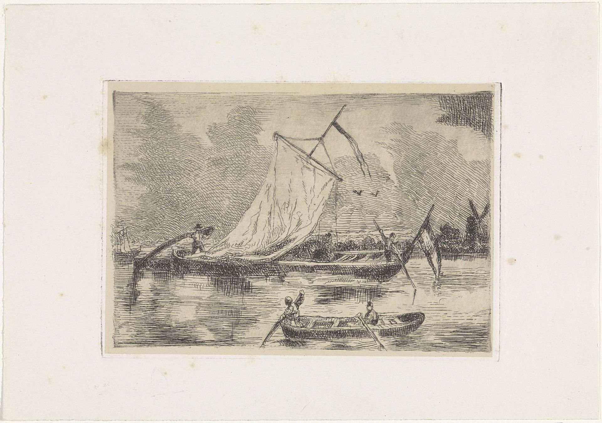 Boten op het water by Arnoud Schaepkens