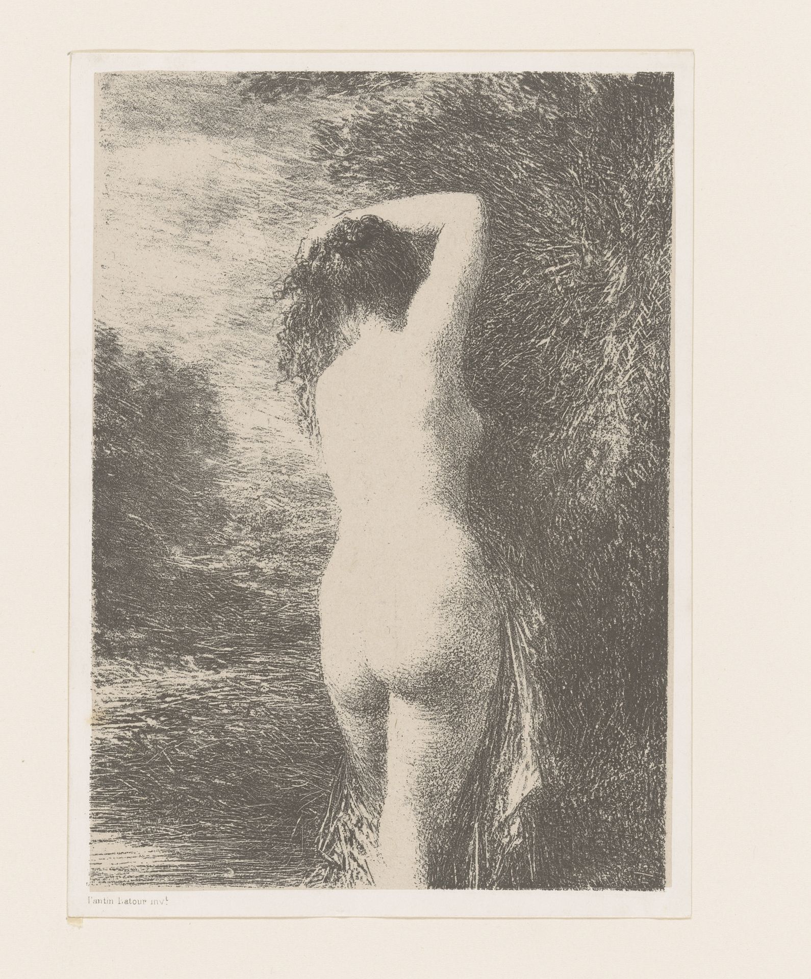 Staande baadster by Henri Fantin-Latour