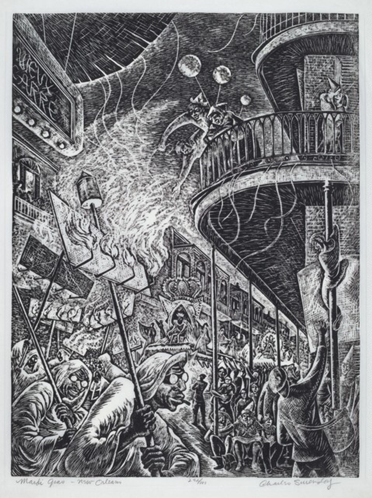 Mardi Gras - New Orleans by Charles Frederick Surendorf