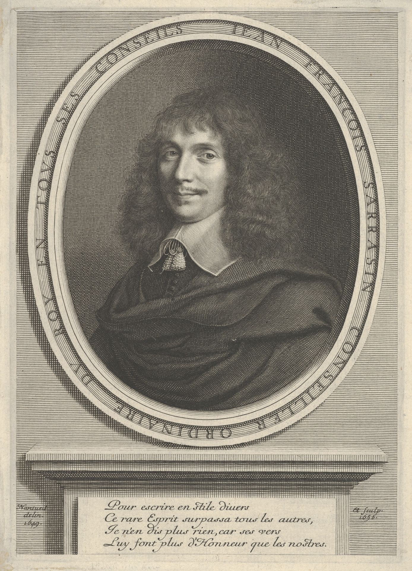 Jean-François Sarrazin by Robert Nanteuil