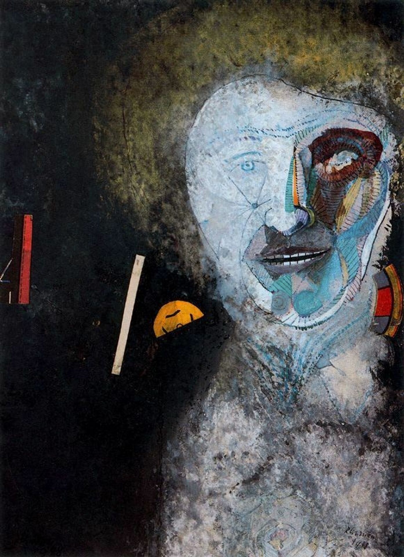 Head by Richard Lindner